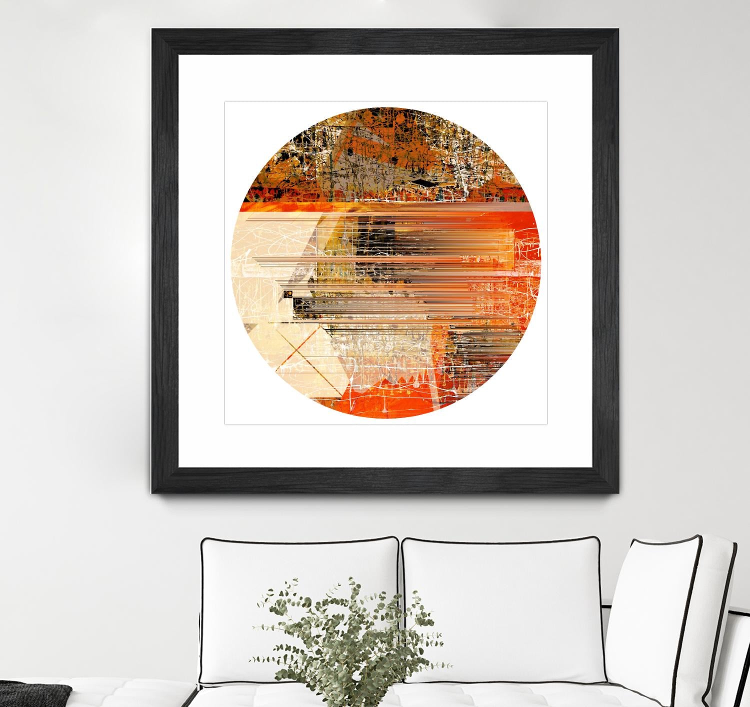 Circa V by Jean-François Dupuis on GIANT ART - yellow abstract