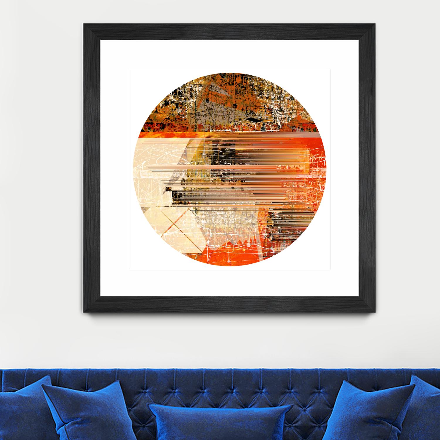 Circa V by Jean-François Dupuis on GIANT ART - yellow abstract