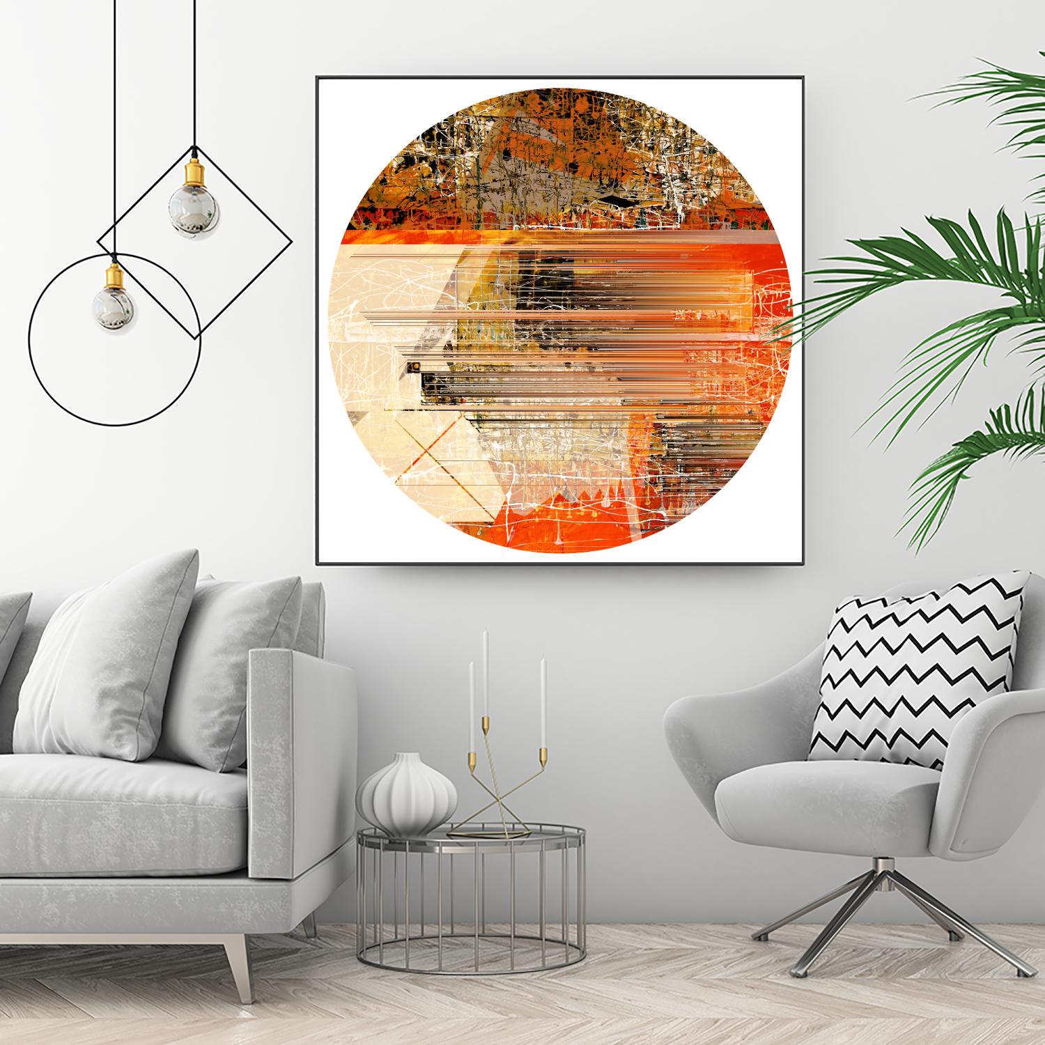 Circa V by Jean-François Dupuis on GIANT ART - yellow abstract