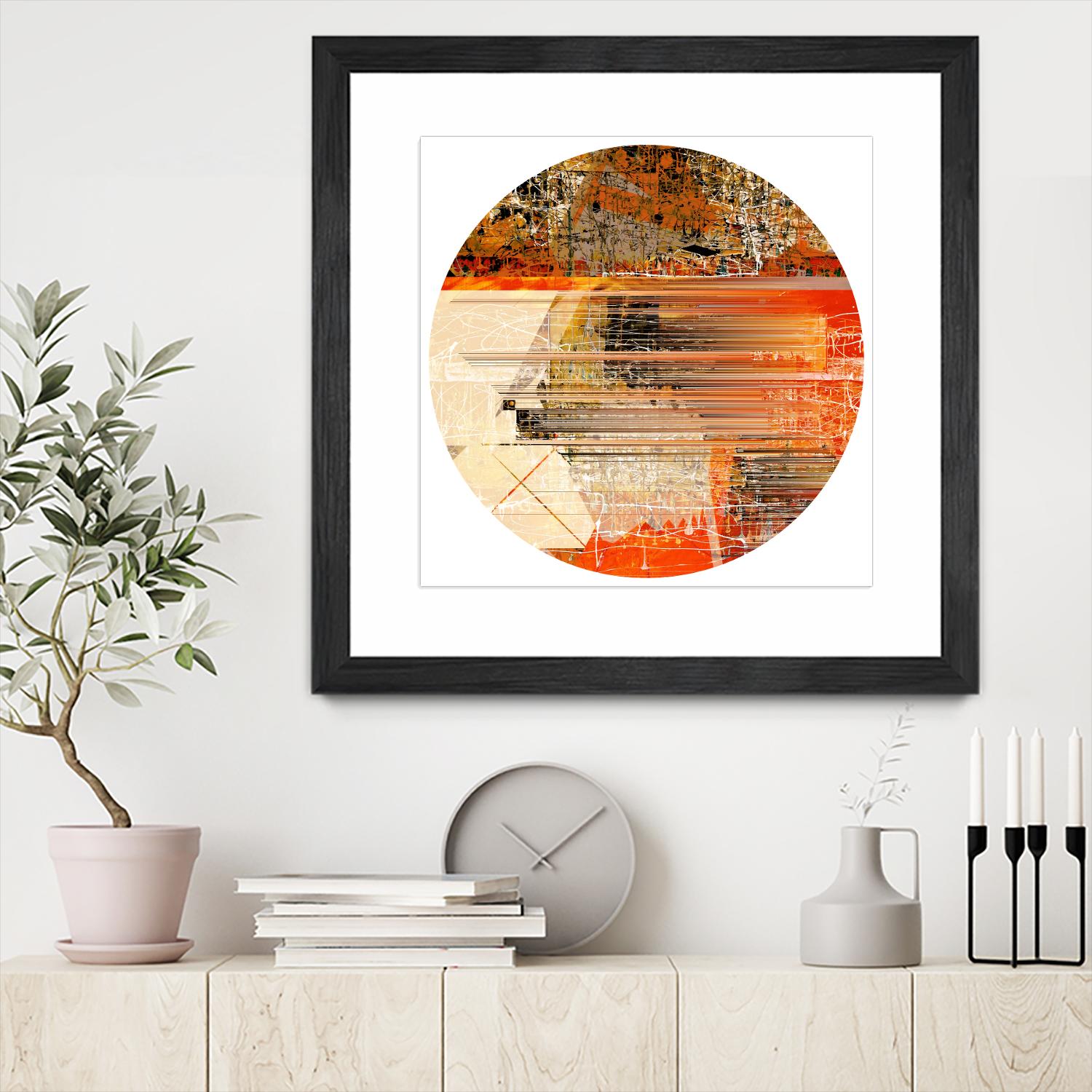 Circa V by Jean-François Dupuis on GIANT ART - yellow abstract