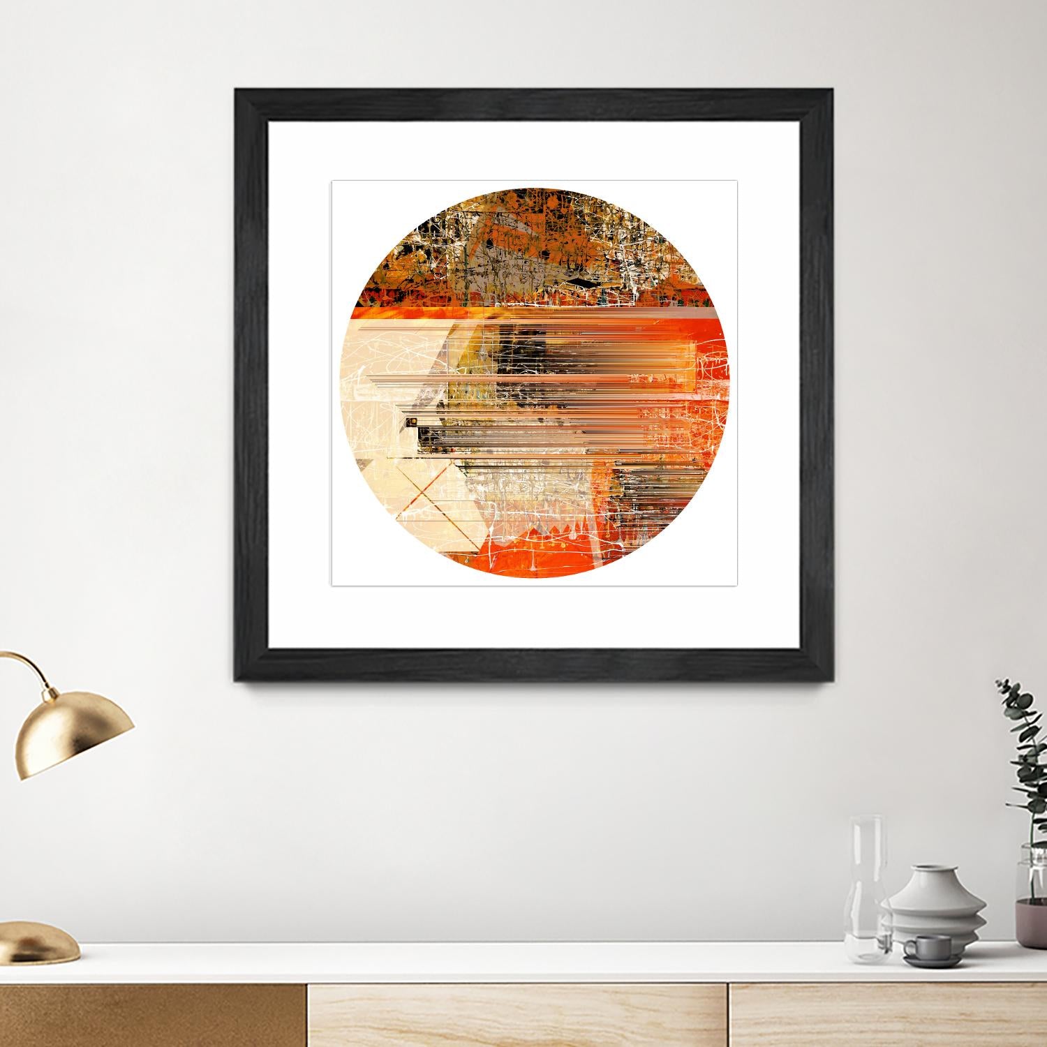 Circa V by Jean-François Dupuis on GIANT ART - yellow abstract