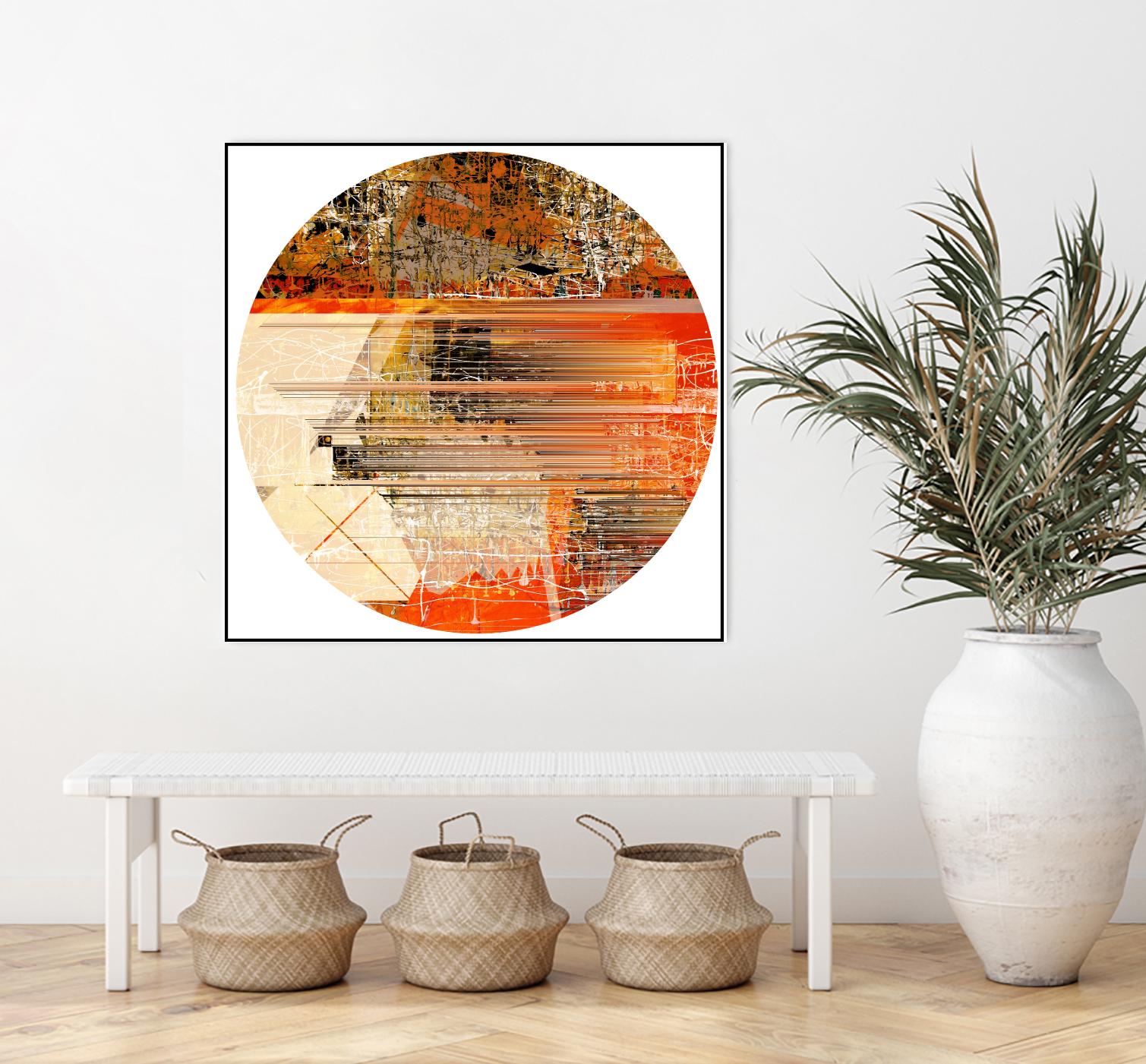 Circa V by Jean-François Dupuis on GIANT ART - yellow abstract