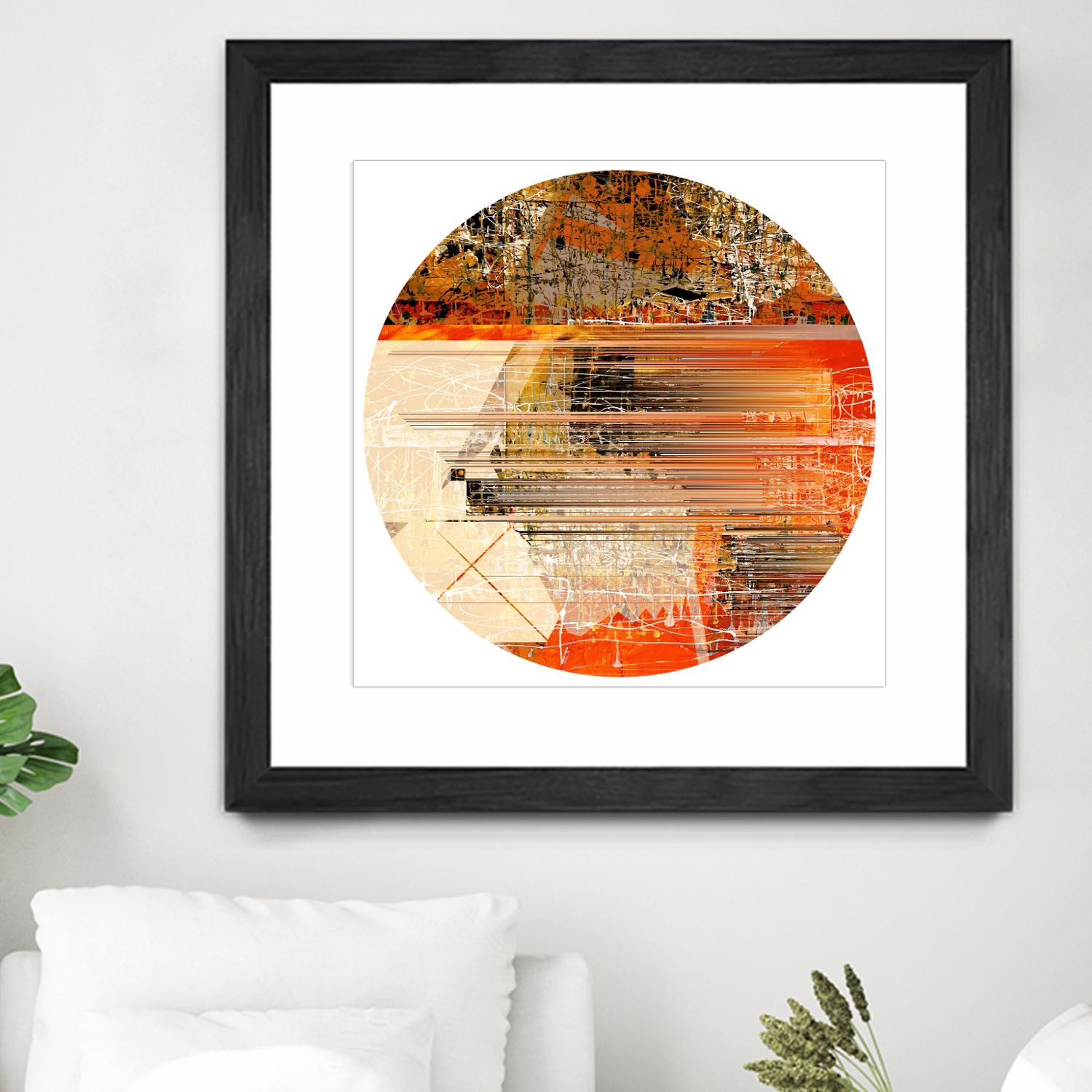 Circa V by Jean-François Dupuis on GIANT ART - yellow abstract