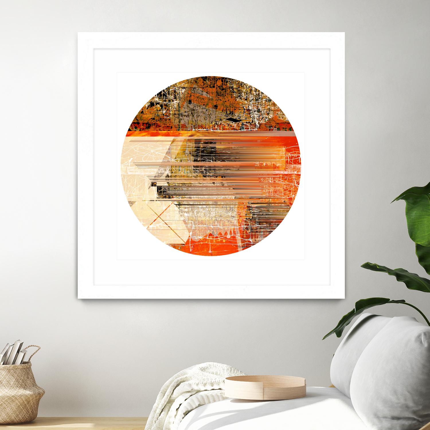 Circa V by Jean-François Dupuis on GIANT ART - yellow abstract