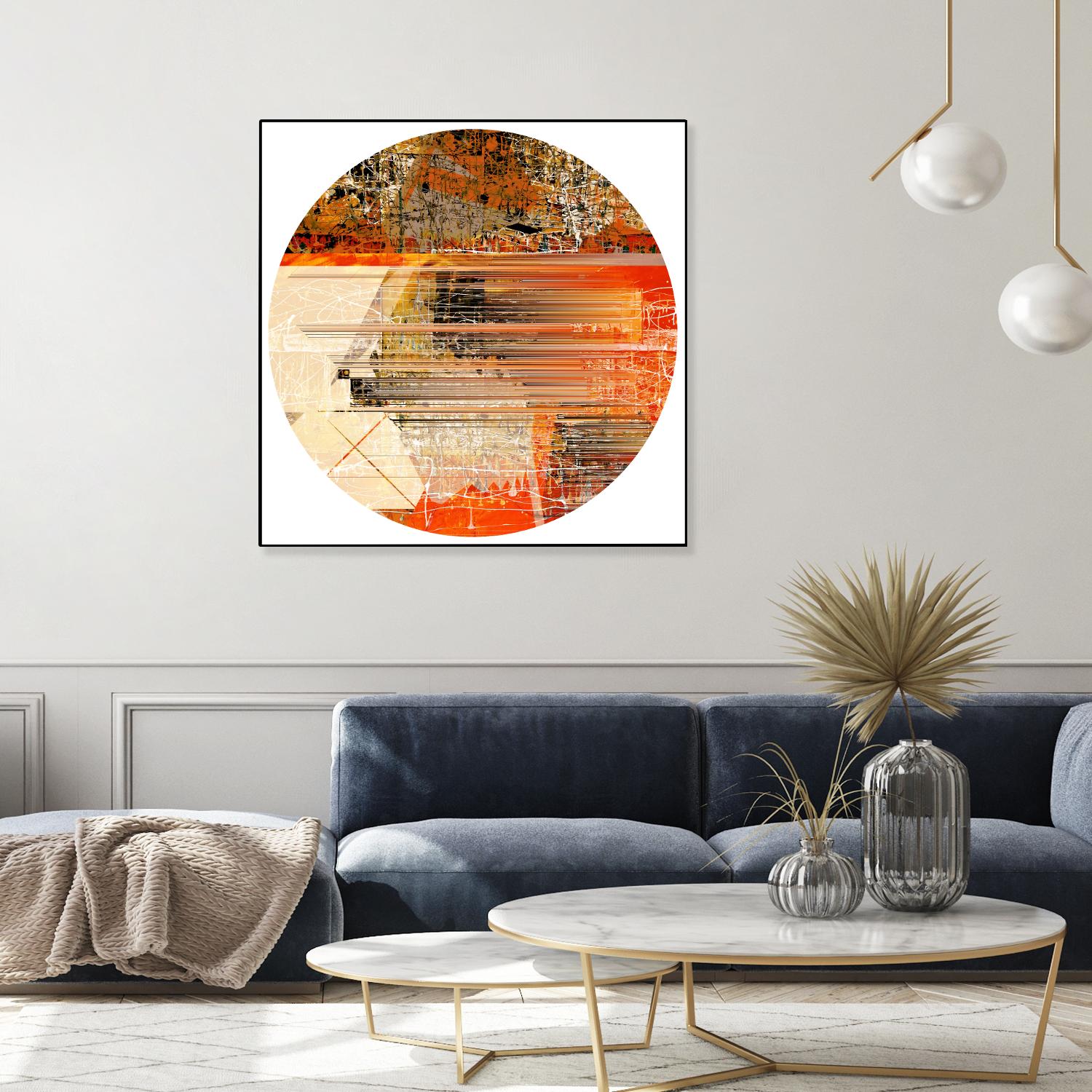 Circa V by Jean-François Dupuis on GIANT ART - yellow abstract