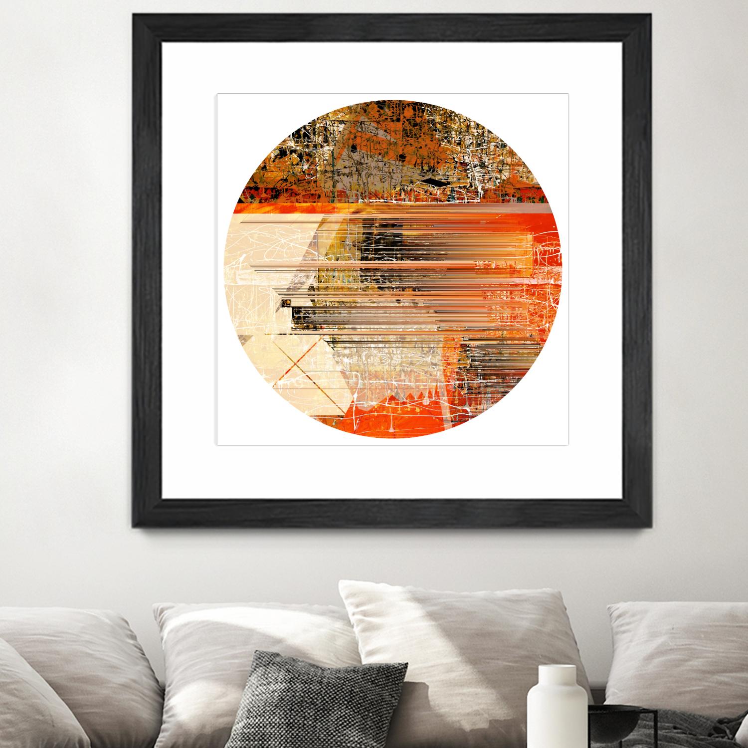 Circa V by Jean-François Dupuis on GIANT ART - yellow abstract