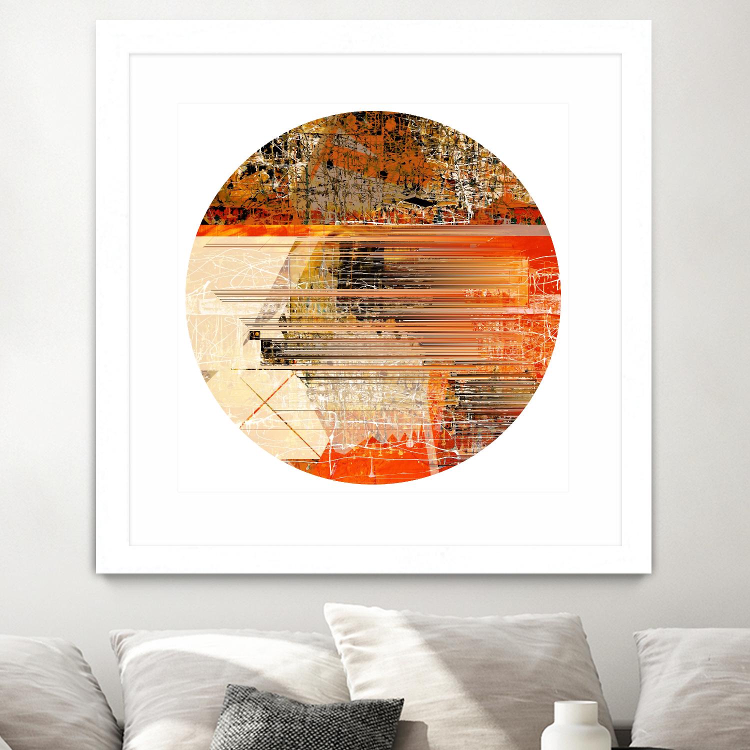 Circa V by Jean-François Dupuis on GIANT ART - yellow abstract