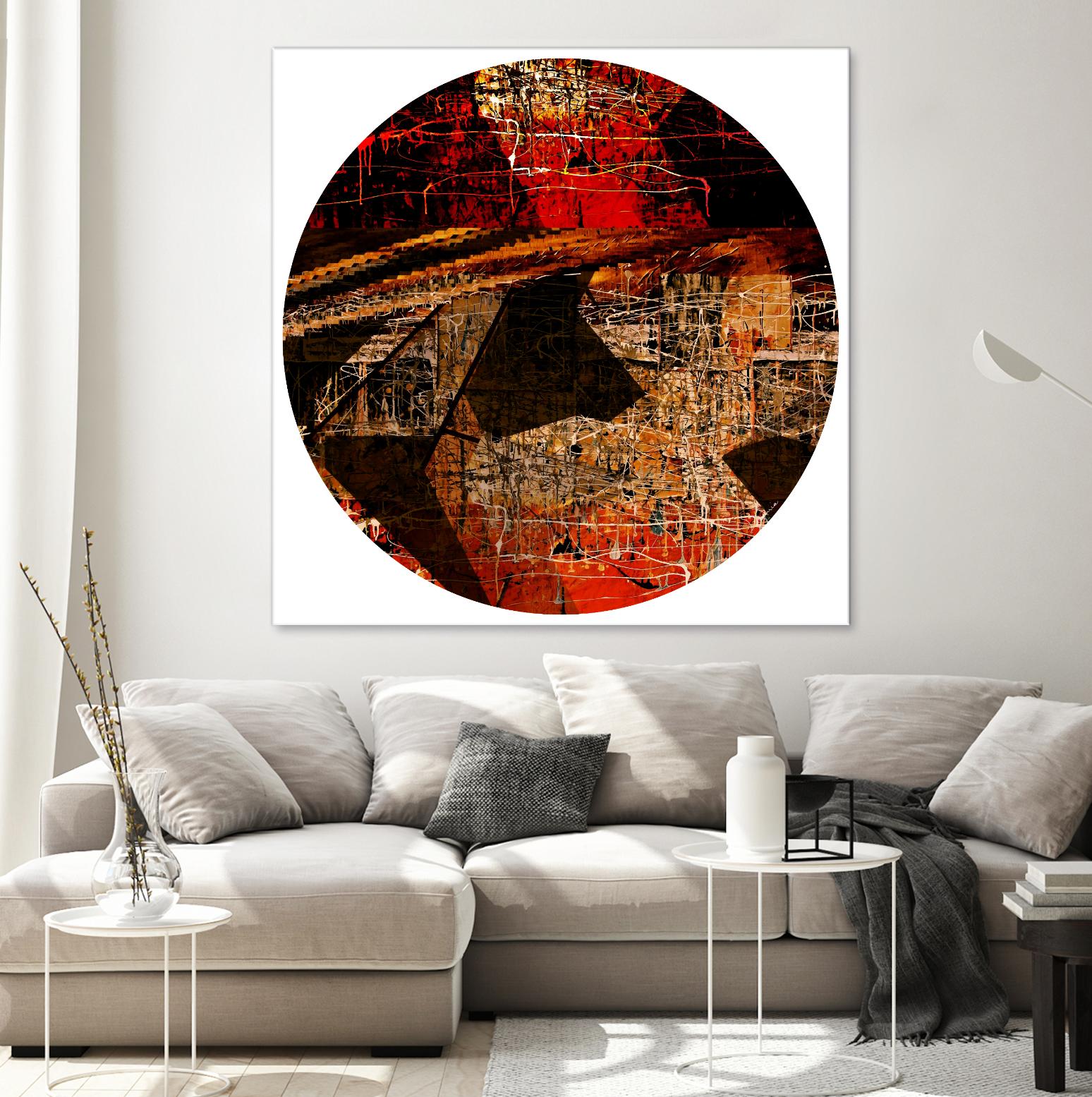 Circa VI by Jean-François Dupuis on GIANT ART - black abstract