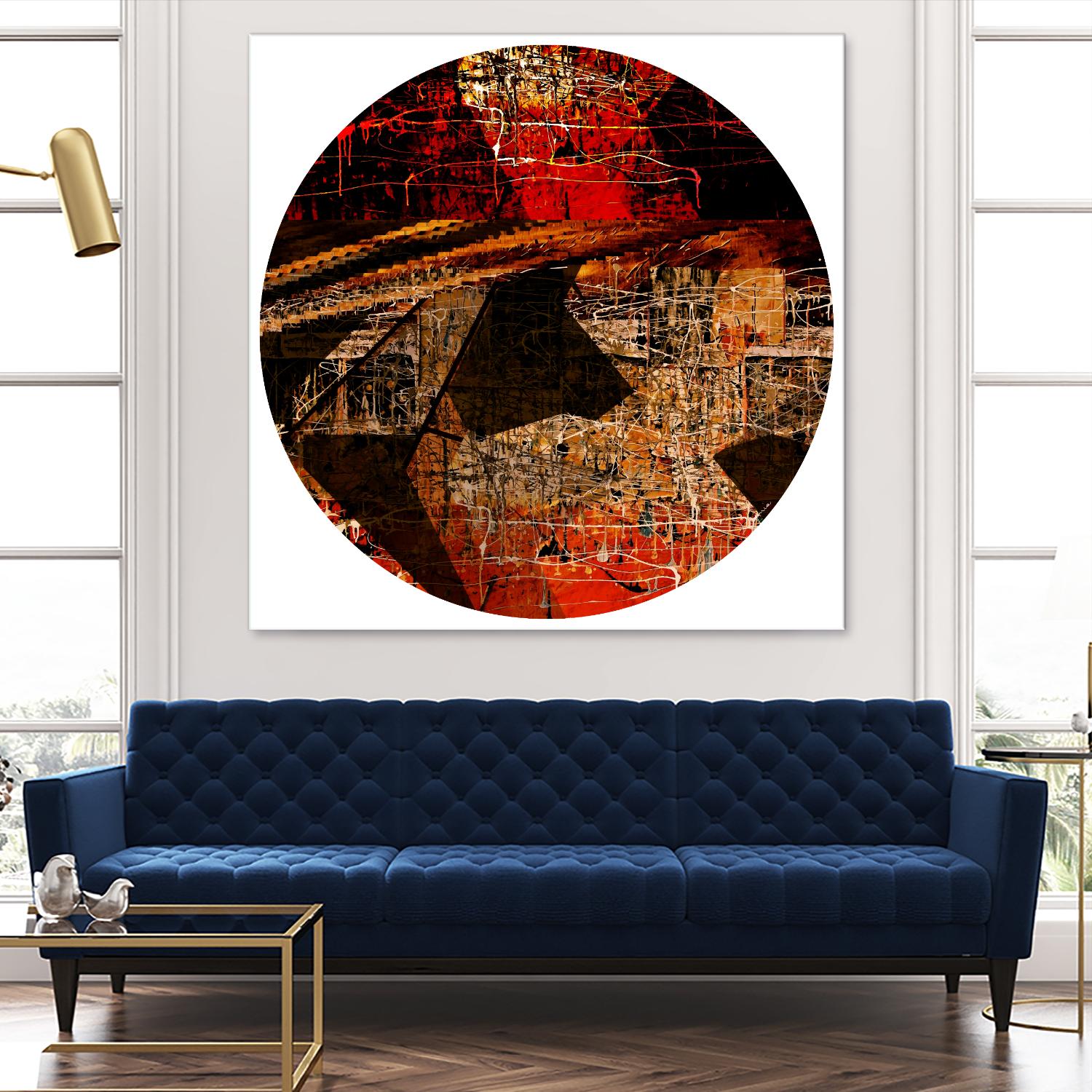 Circa VI by Jean-François Dupuis on GIANT ART - black abstract