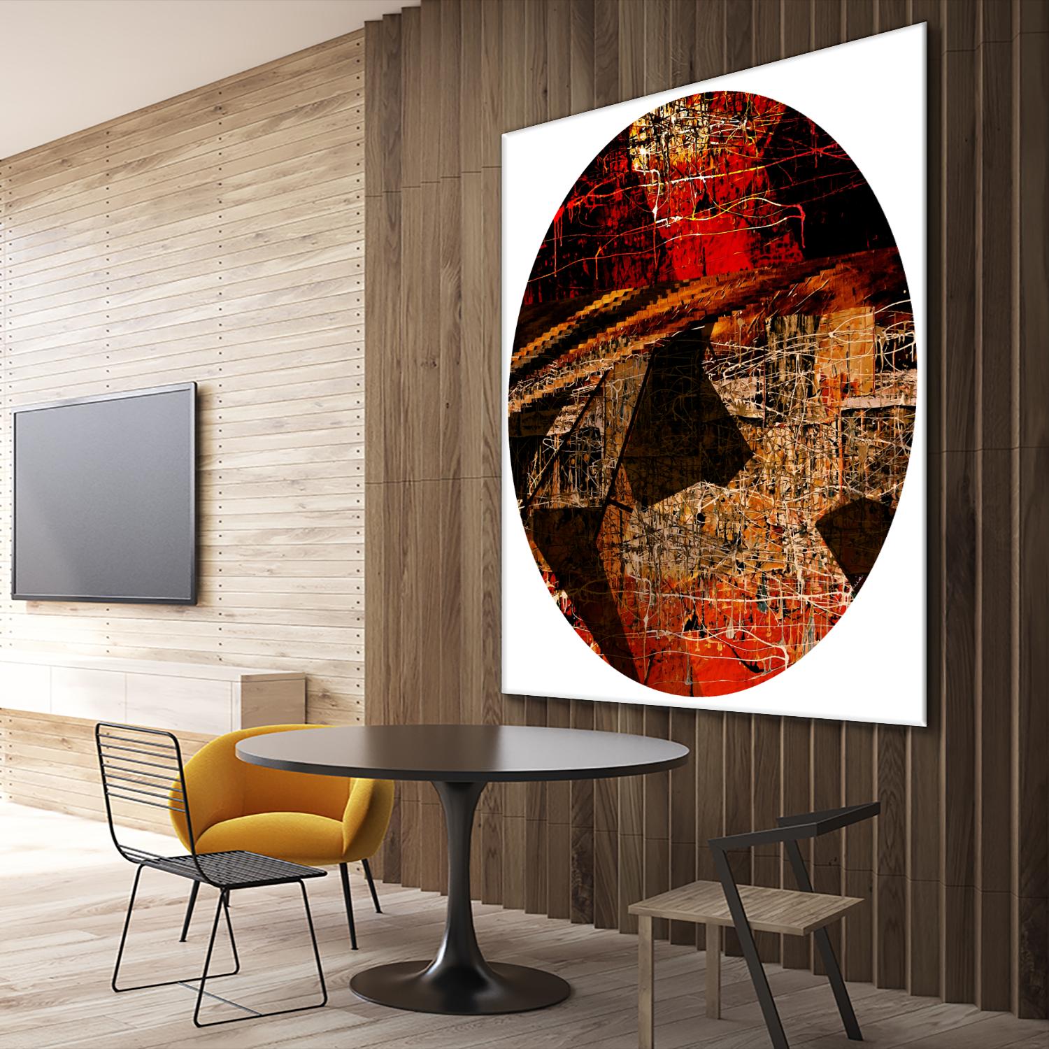 Circa VI by Jean-François Dupuis on GIANT ART - black abstract