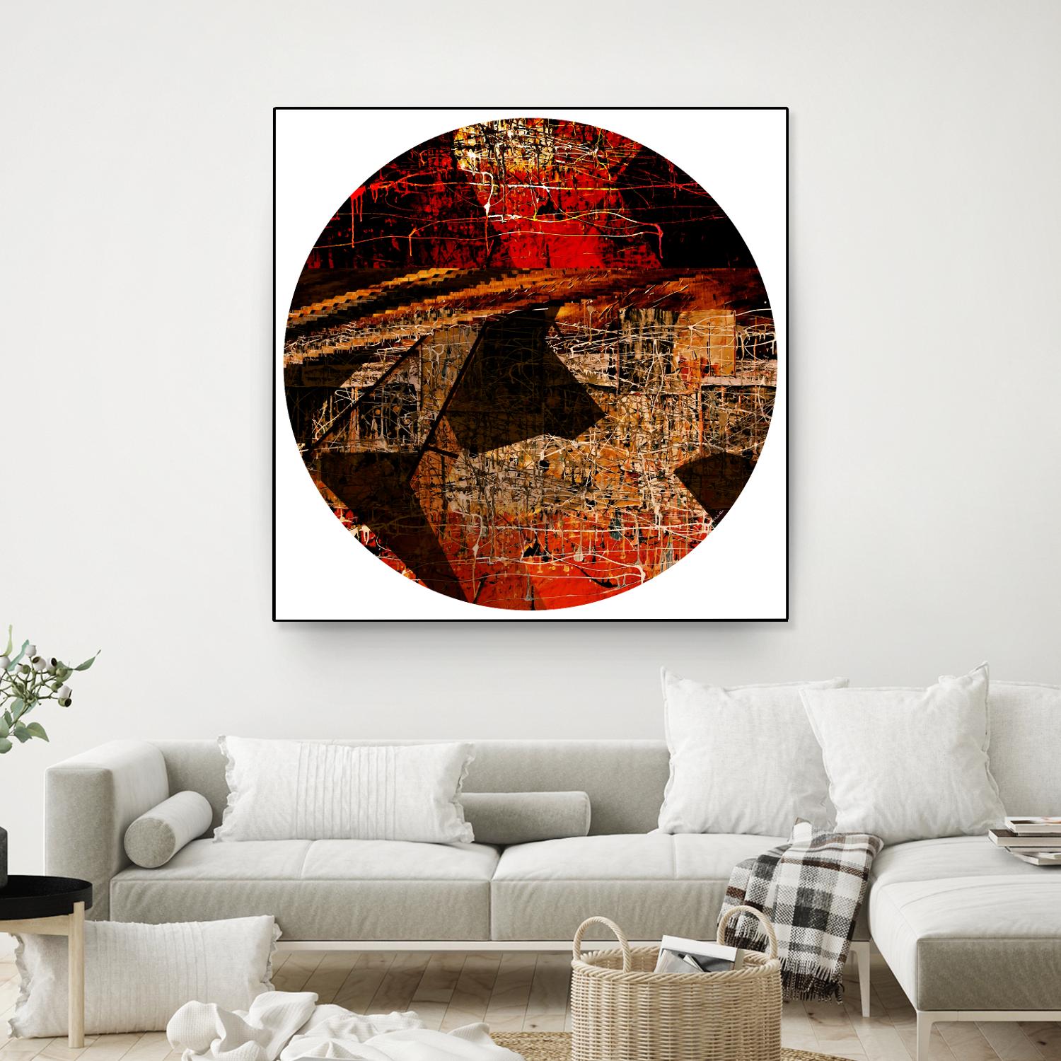 Circa VI by Jean-François Dupuis on GIANT ART - black abstract