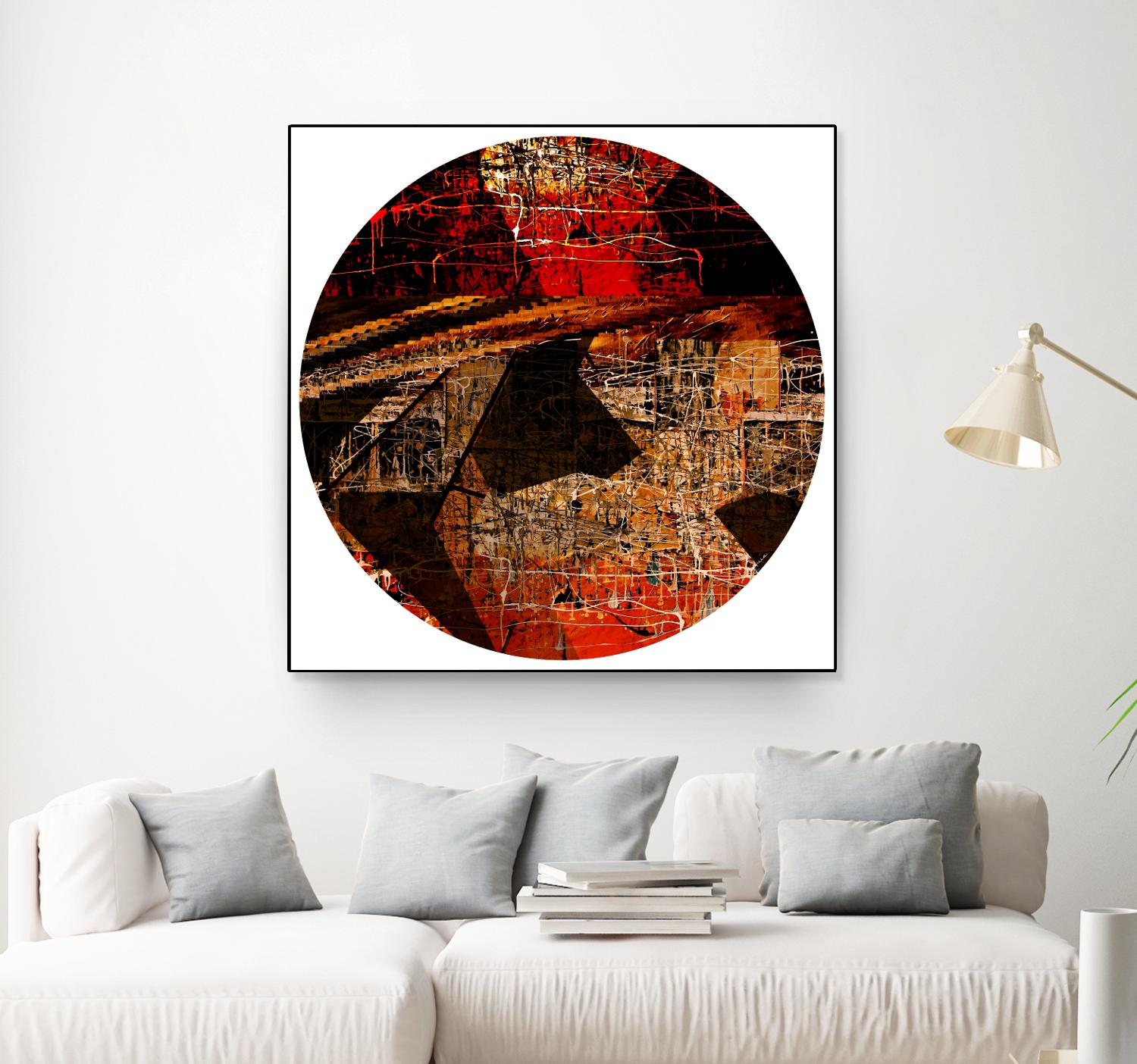 Circa VI by Jean-François Dupuis on GIANT ART - black abstract