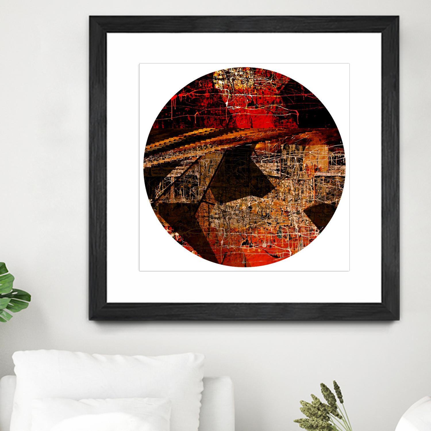 Circa VI by Jean-François Dupuis on GIANT ART - black abstract