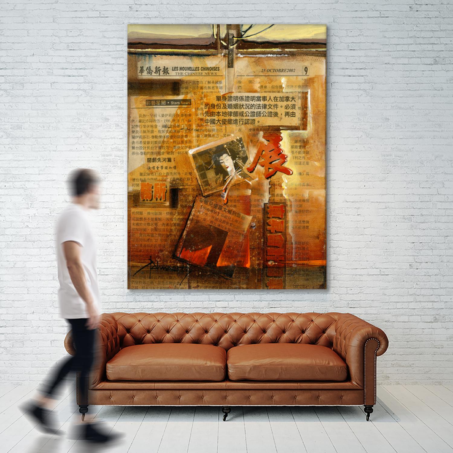 Perle d’Orient by Roland Palmaerts on GIANT ART - brown abstract