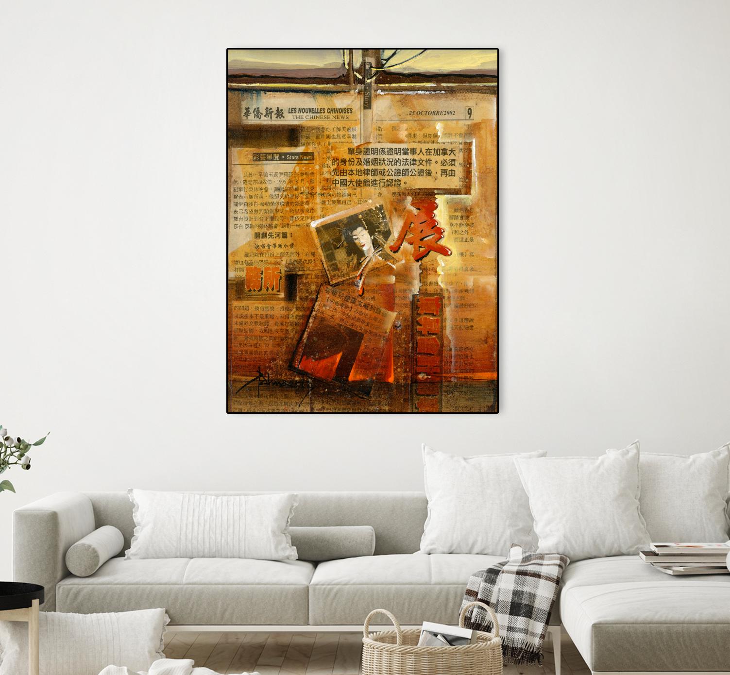 Perle d’Orient by Roland Palmaerts on GIANT ART - brown abstract