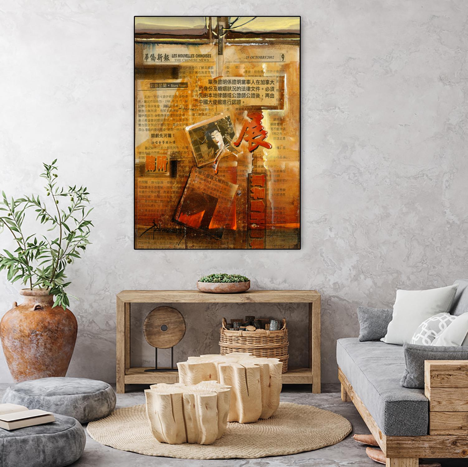 Perle d’Orient by Roland Palmaerts on GIANT ART - brown abstract