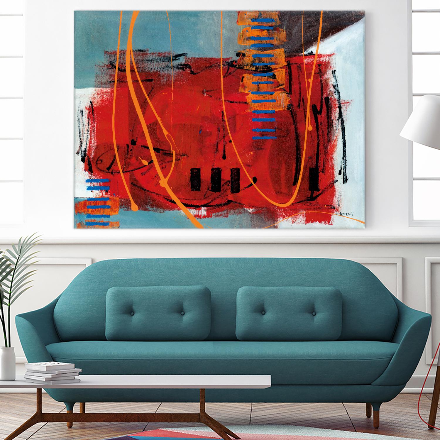 Béatitude by Jacques Clement on GIANT ART - grey abstract