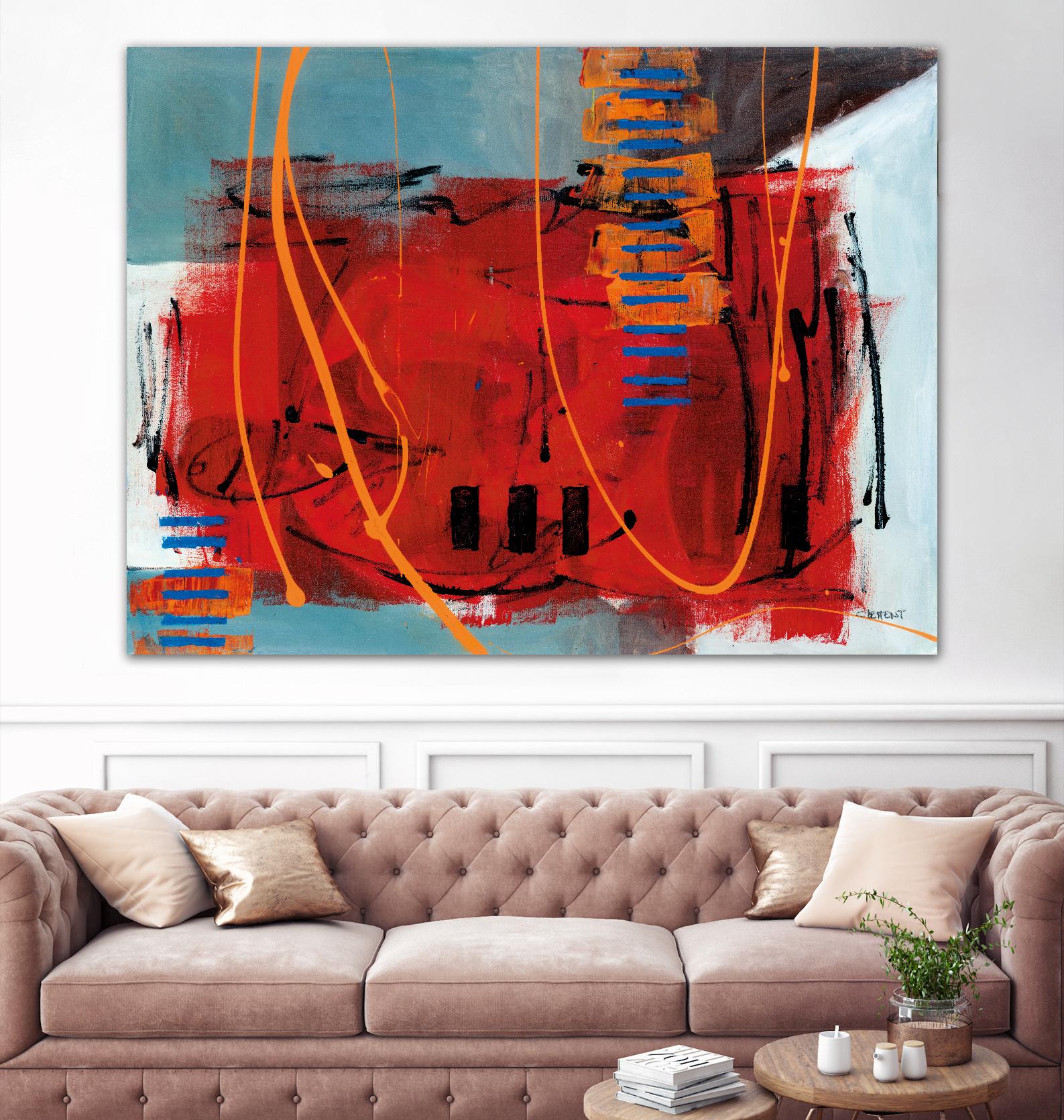 Béatitude by Jacques Clement on GIANT ART - grey abstract