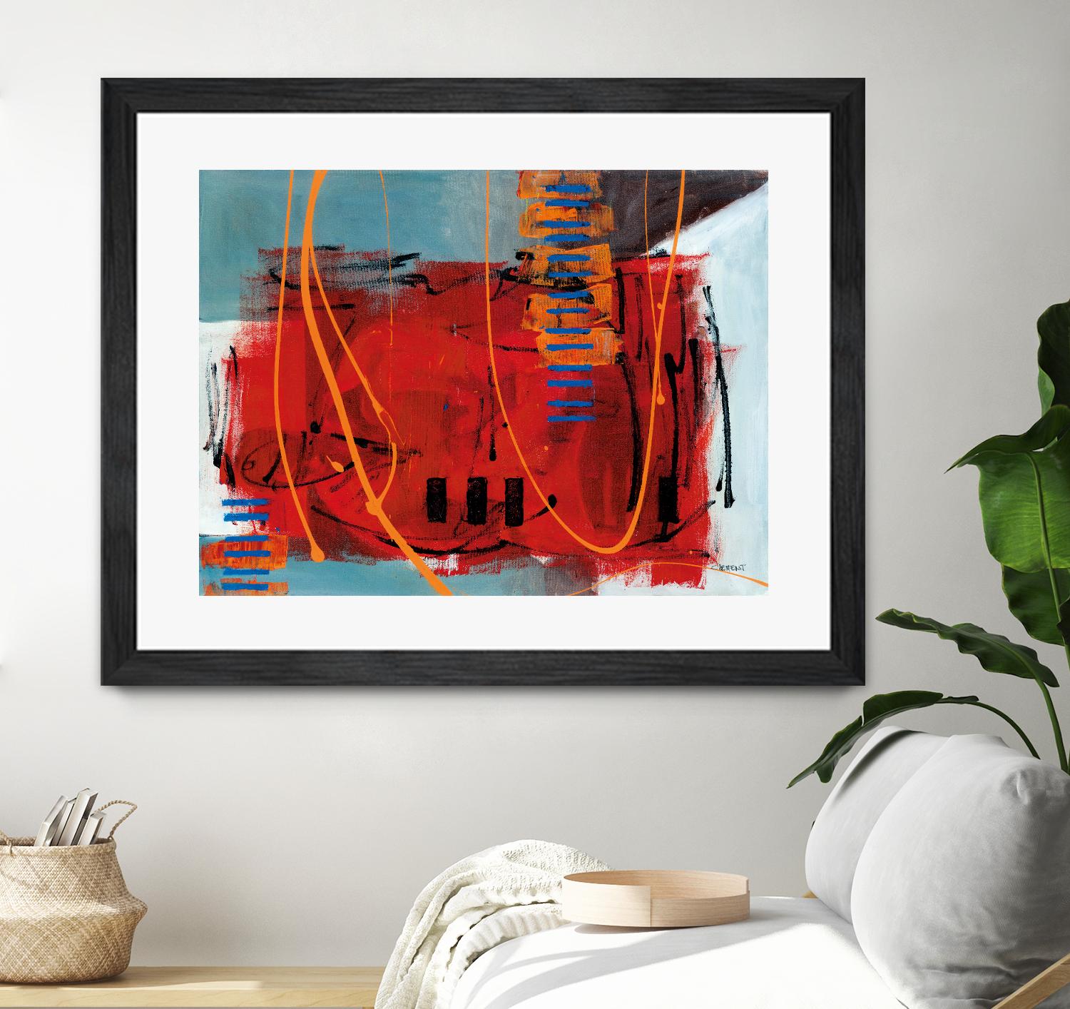 Béatitude by Jacques Clement on GIANT ART - grey abstract