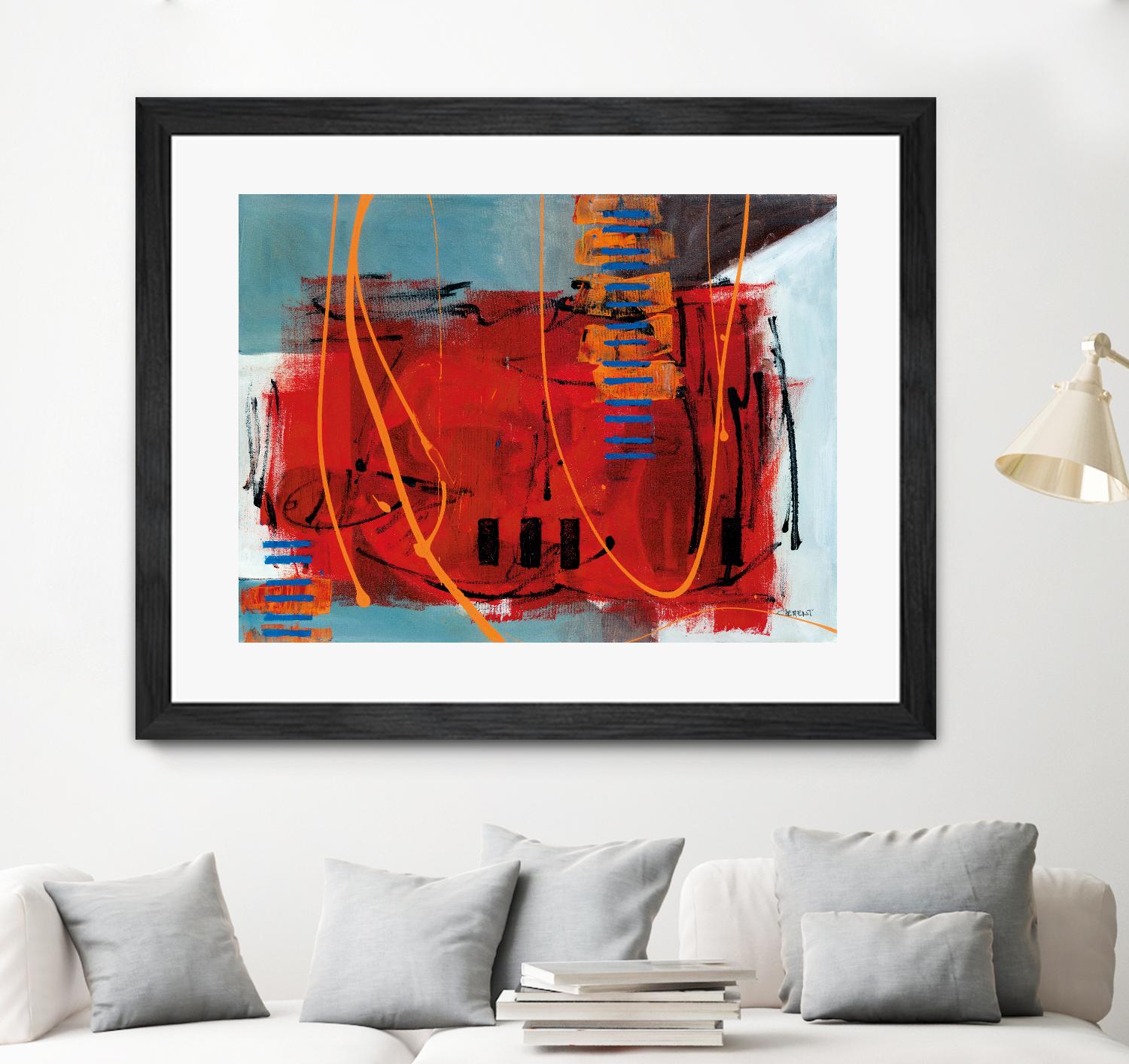 Béatitude by Jacques Clement on GIANT ART - grey abstract