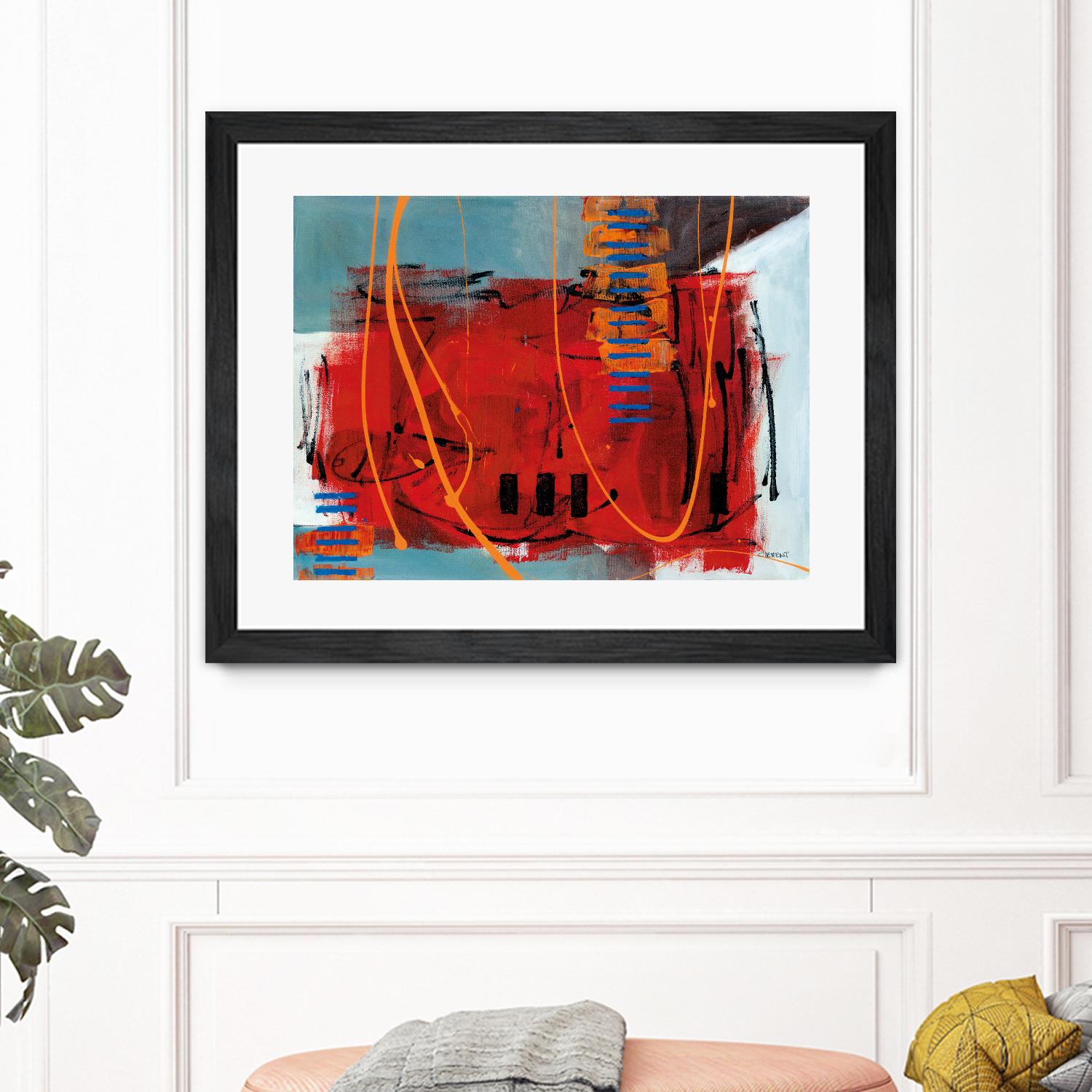 Béatitude by Jacques Clement on GIANT ART - grey abstract