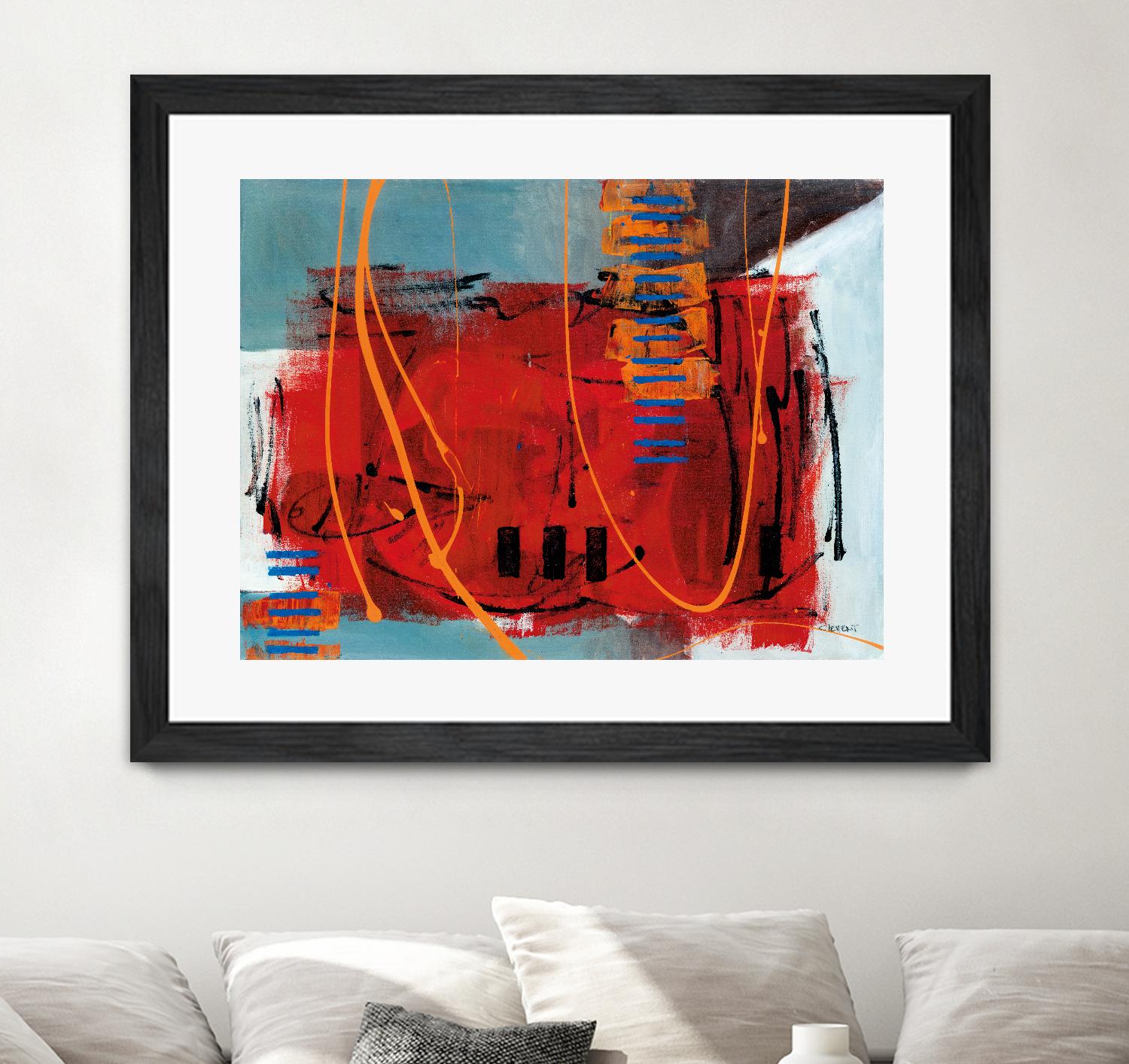 Béatitude by Jacques Clement on GIANT ART - grey abstract