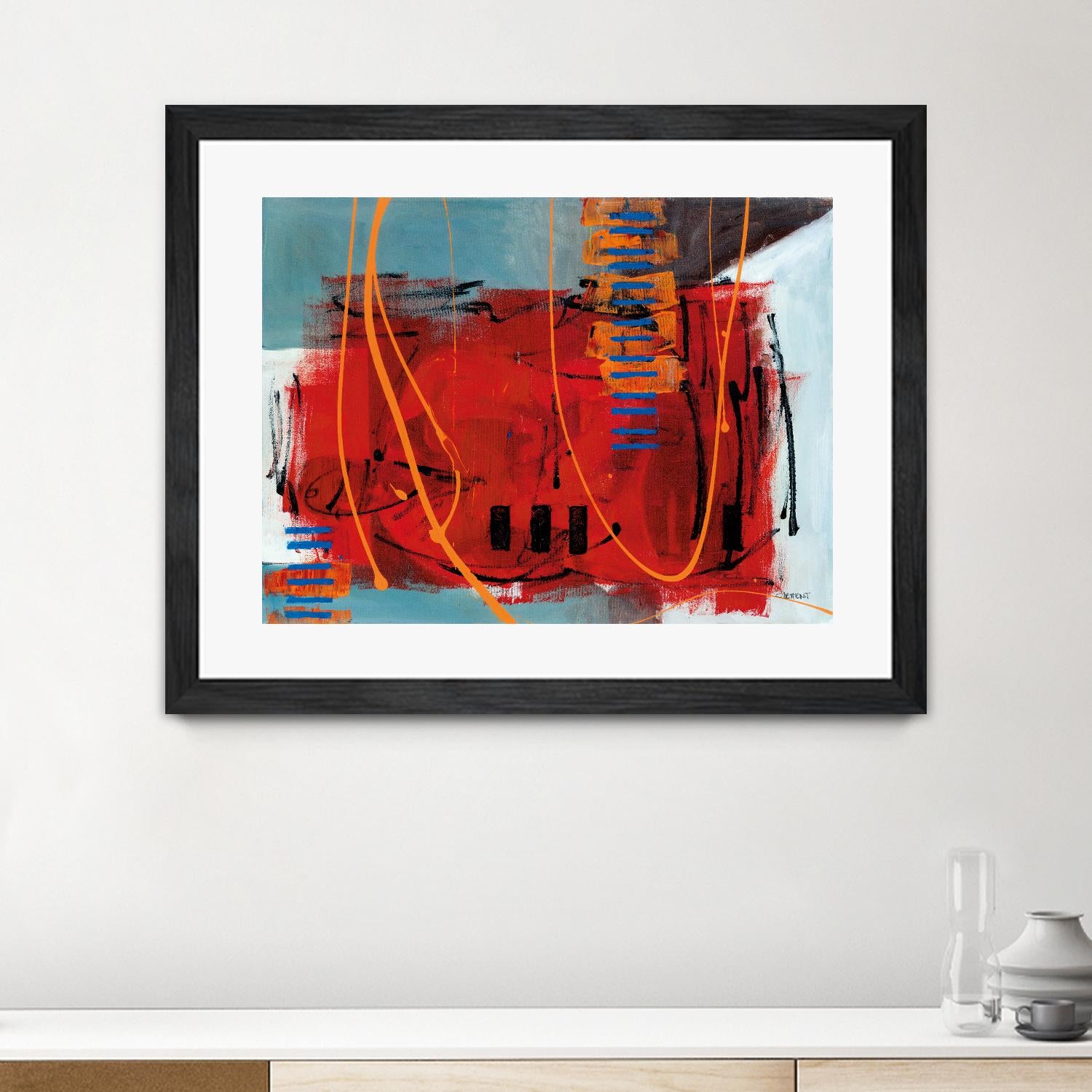 Béatitude by Jacques Clement on GIANT ART - grey abstract