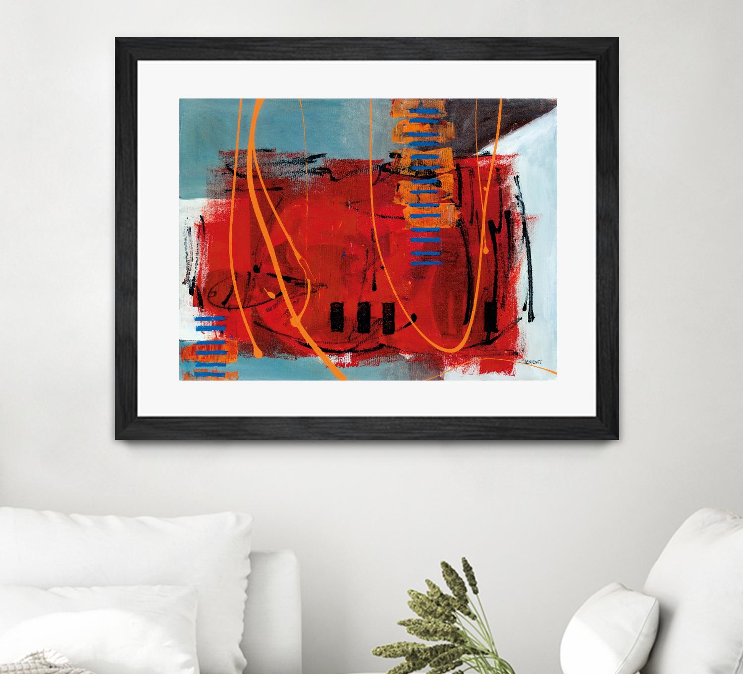 Béatitude by Jacques Clement on GIANT ART - grey abstract