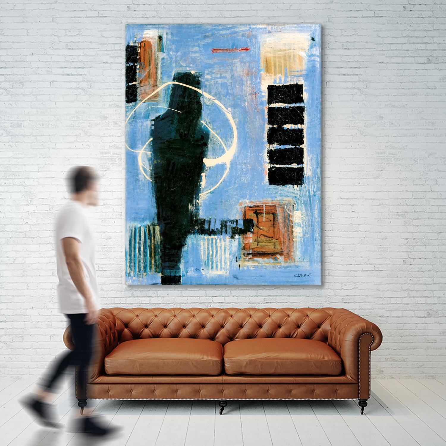 Ravissement by Jacques Clement on GIANT ART - black abstract