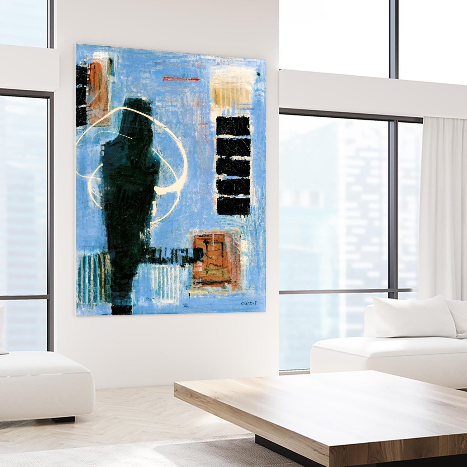 Ravissement by Jacques Clement on GIANT ART - black abstract