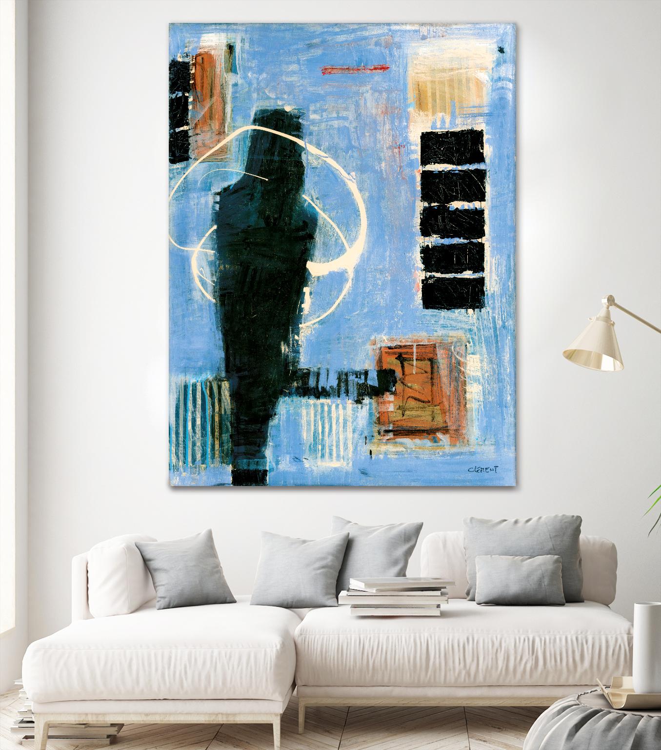 Ravissement by Jacques Clement on GIANT ART - black abstract