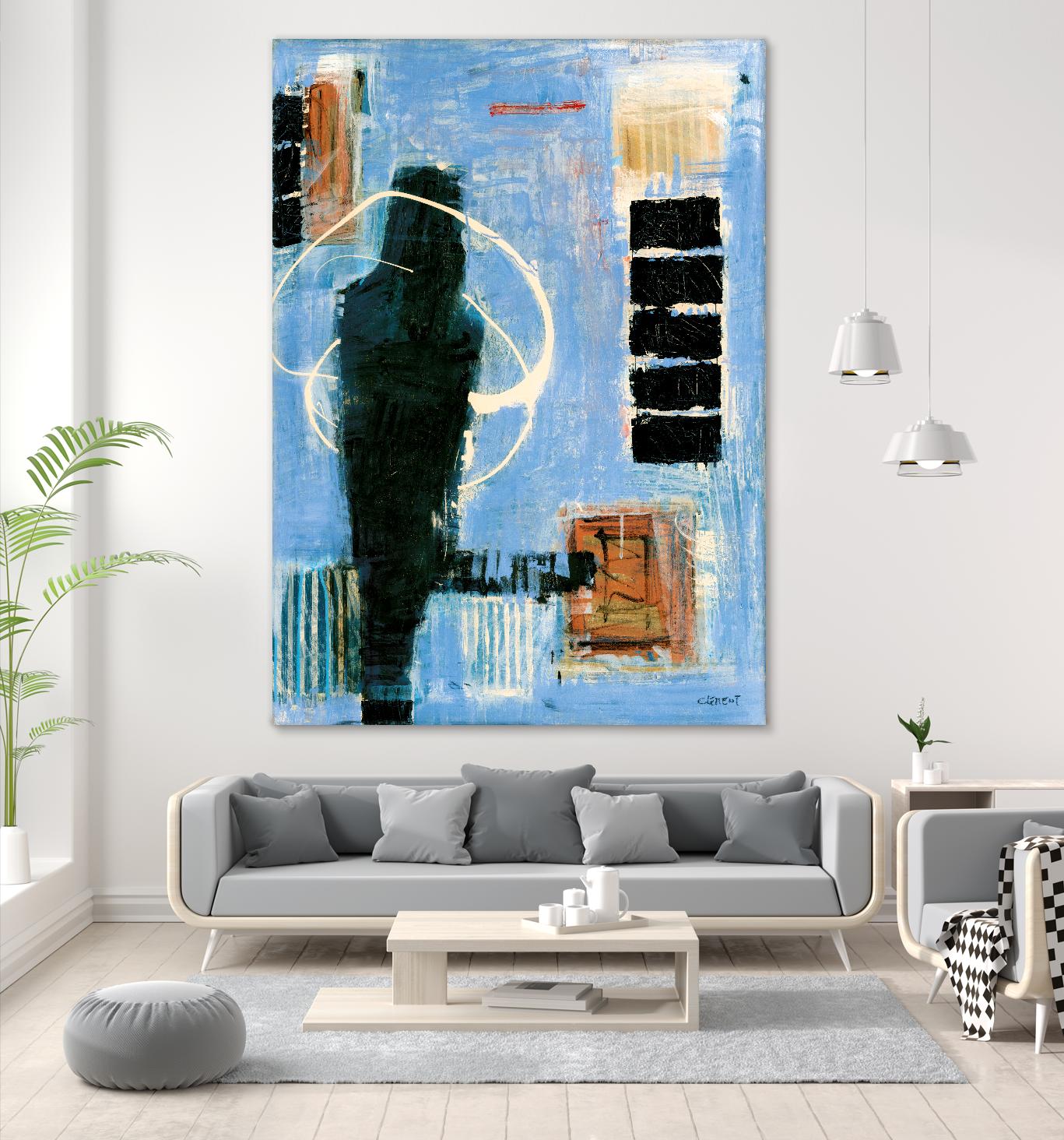 Ravissement by Jacques Clement on GIANT ART - black abstract