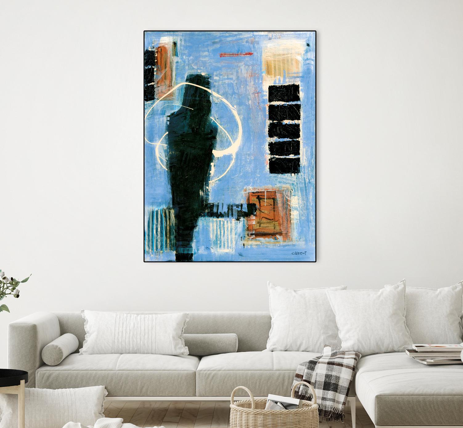 Ravissement by Jacques Clement on GIANT ART - black abstract