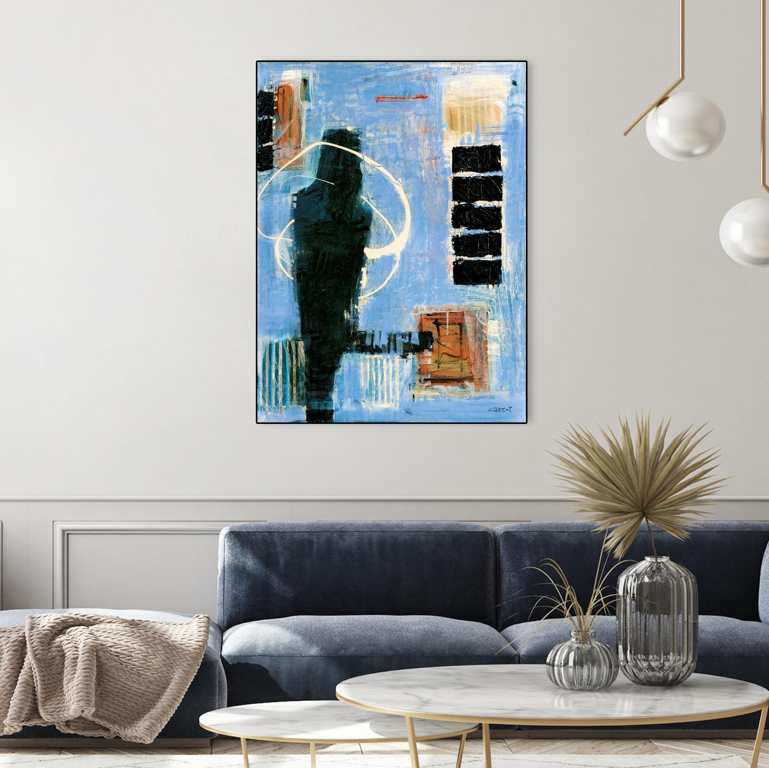 Ravissement by Jacques Clement on GIANT ART - black abstract