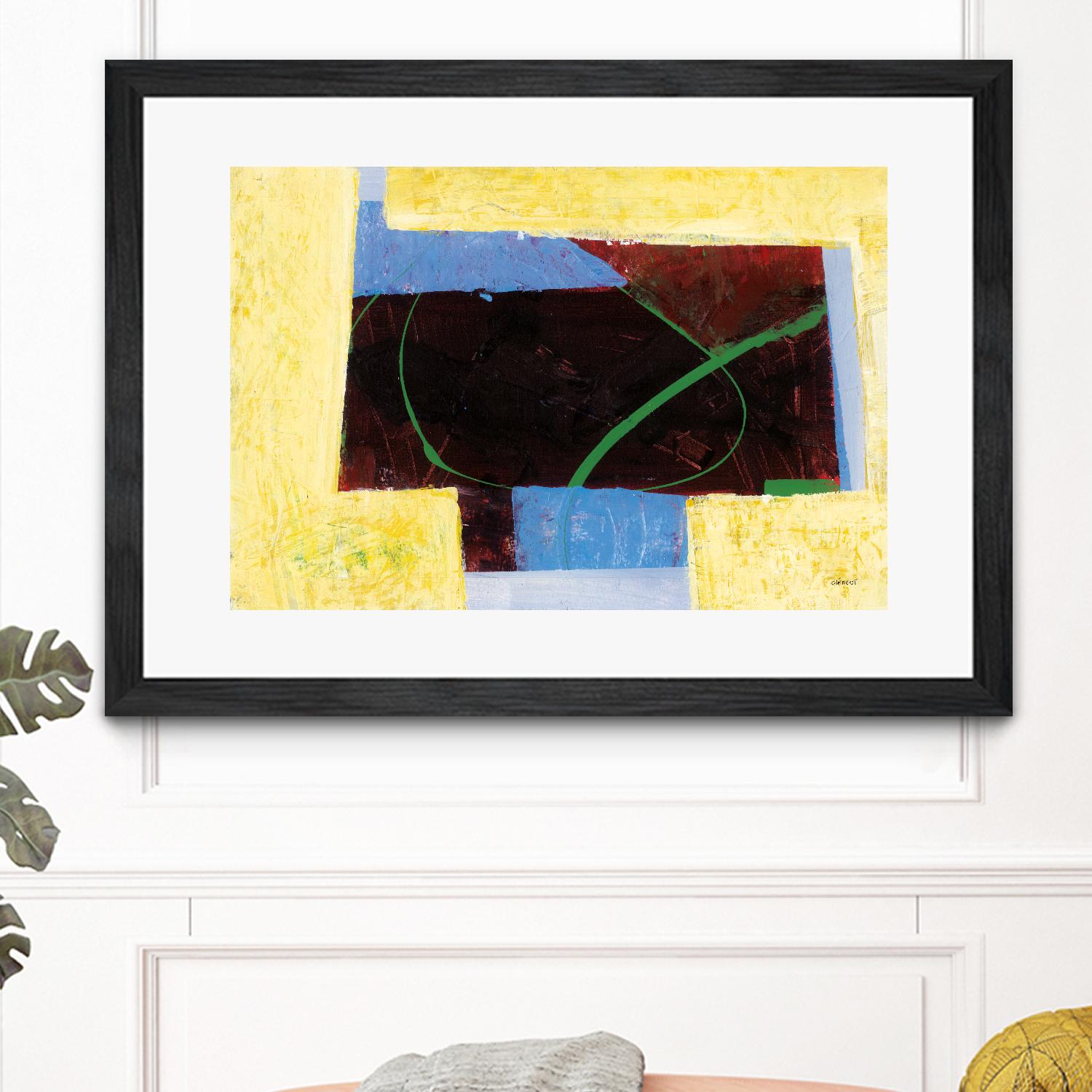 Égaiement 2 by Jacques Clement on GIANT ART - red abstract