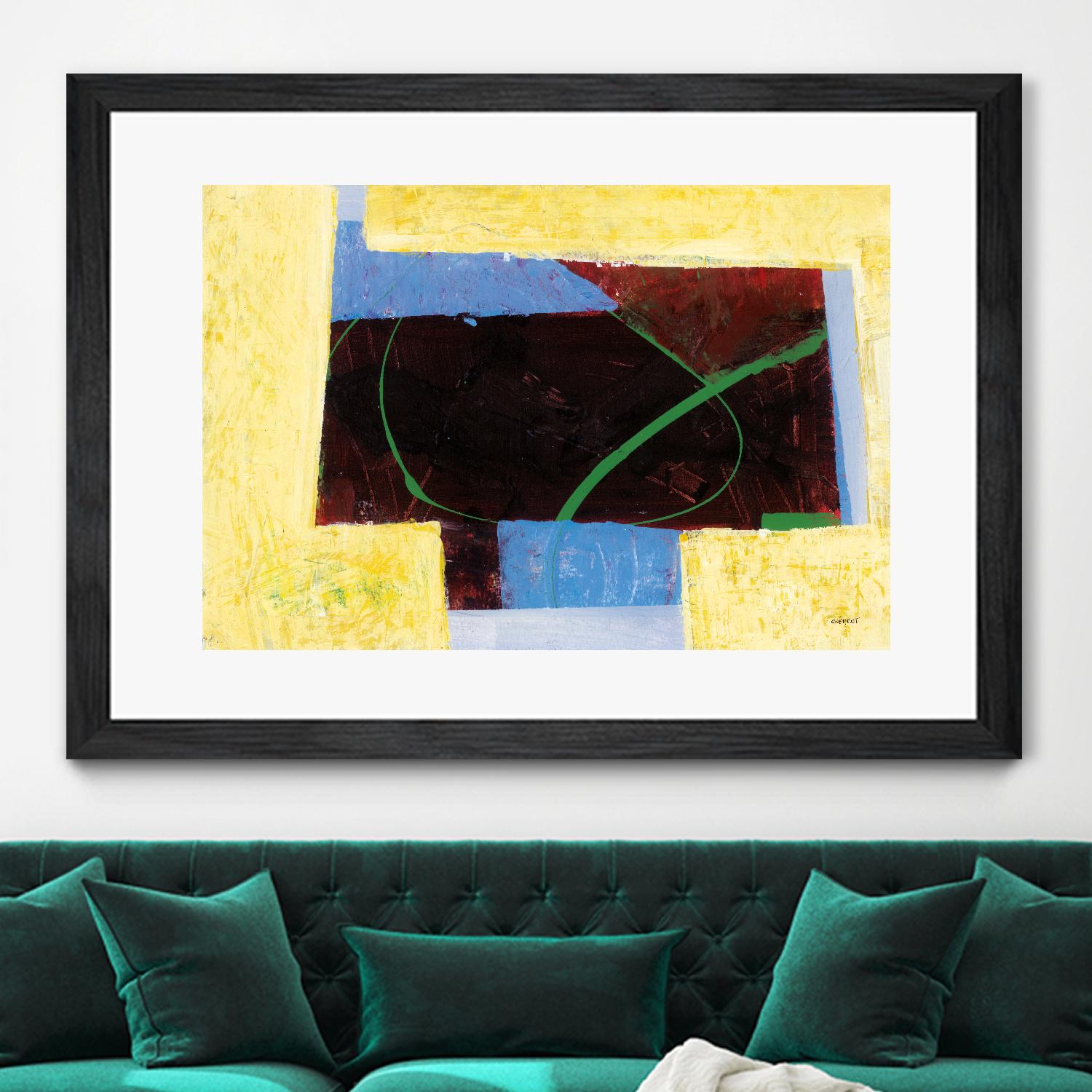 Égaiement 2 by Jacques Clement on GIANT ART - red abstract