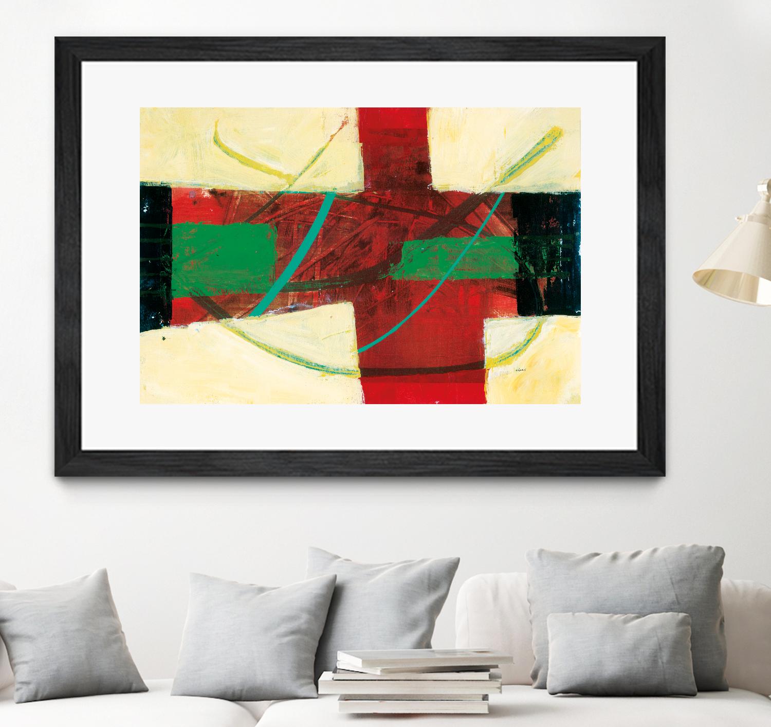 Magnificience by Jacques Clement on GIANT ART - red abstract quebec artists