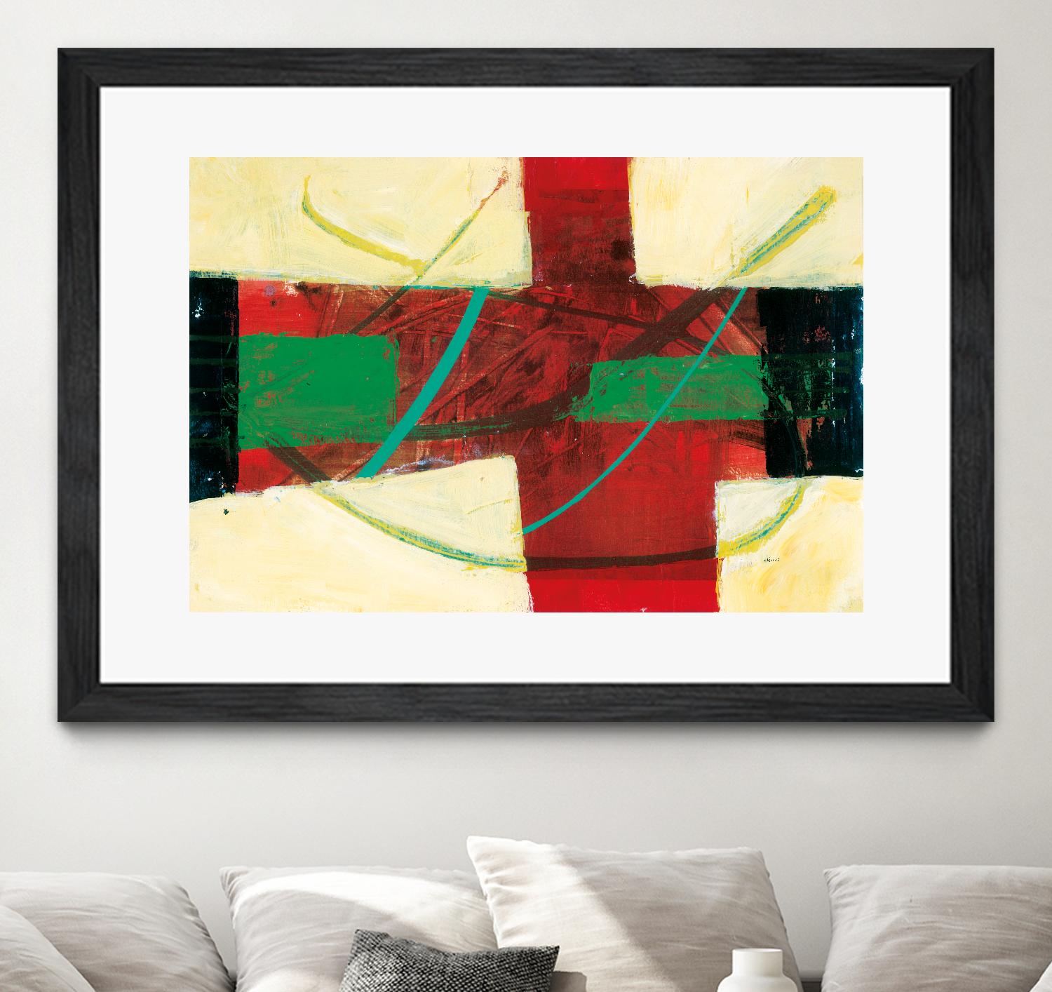 Magnificience by Jacques Clement on GIANT ART - red abstract quebec artists