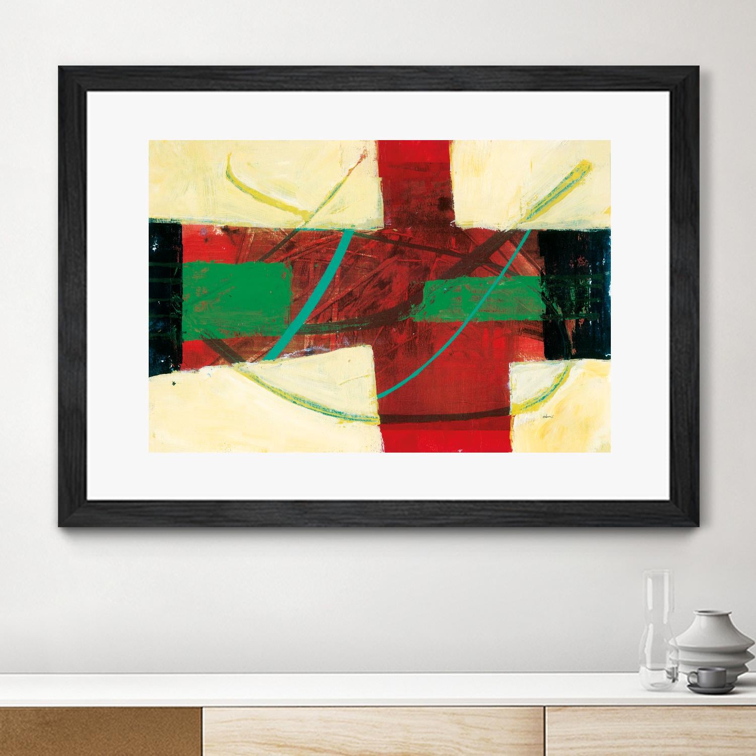 Magnificience by Jacques Clement on GIANT ART - red abstract quebec artists