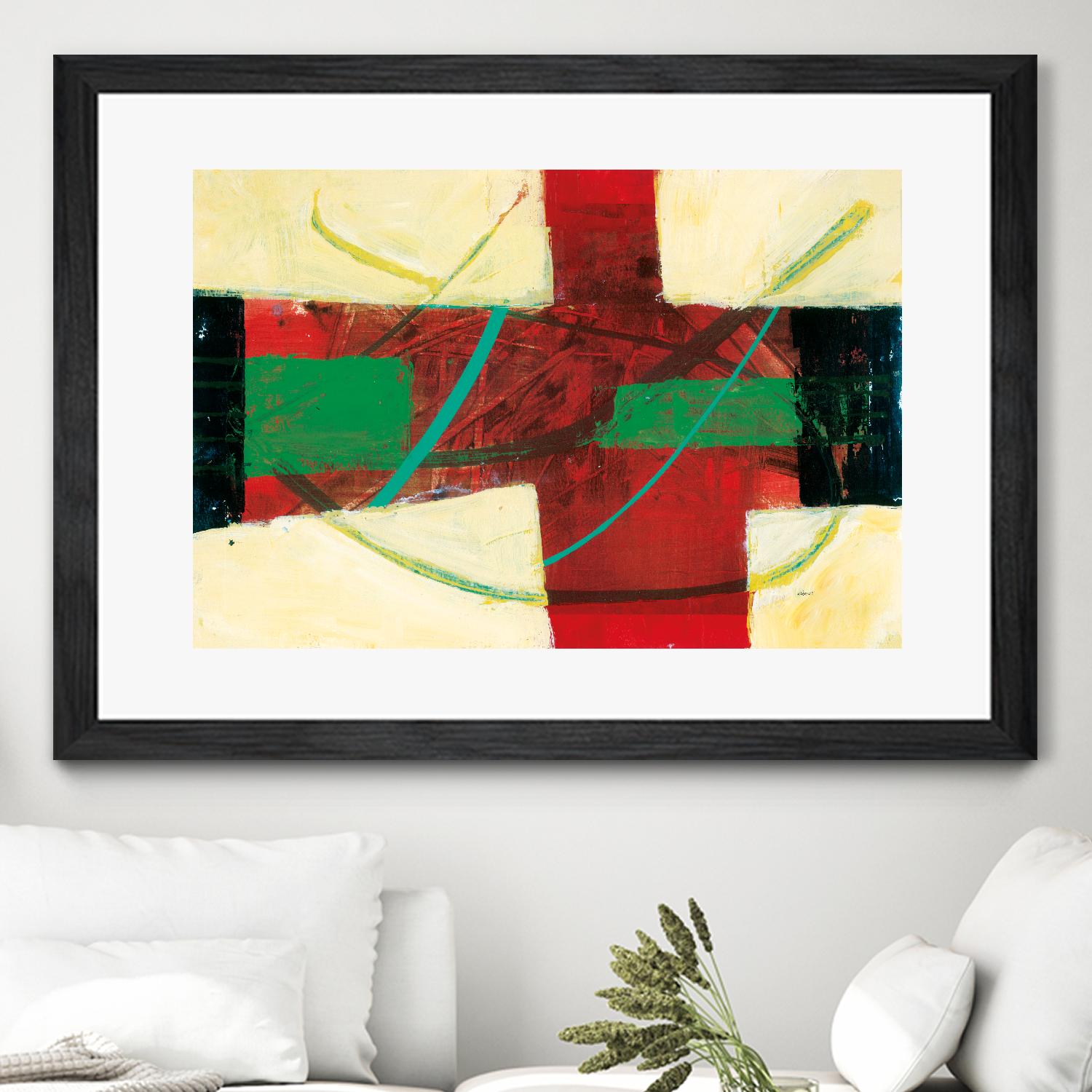 Magnificience by Jacques Clement on GIANT ART - red abstract quebec artists