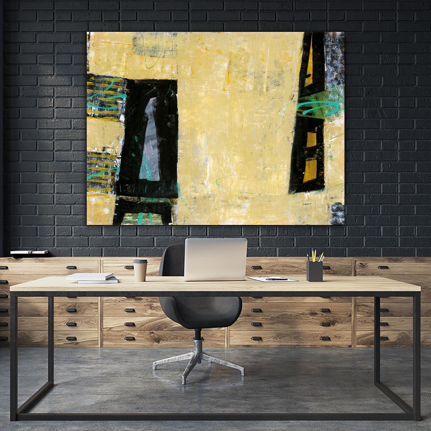 Grâce by Jacques Clement on GIANT ART - black abstract