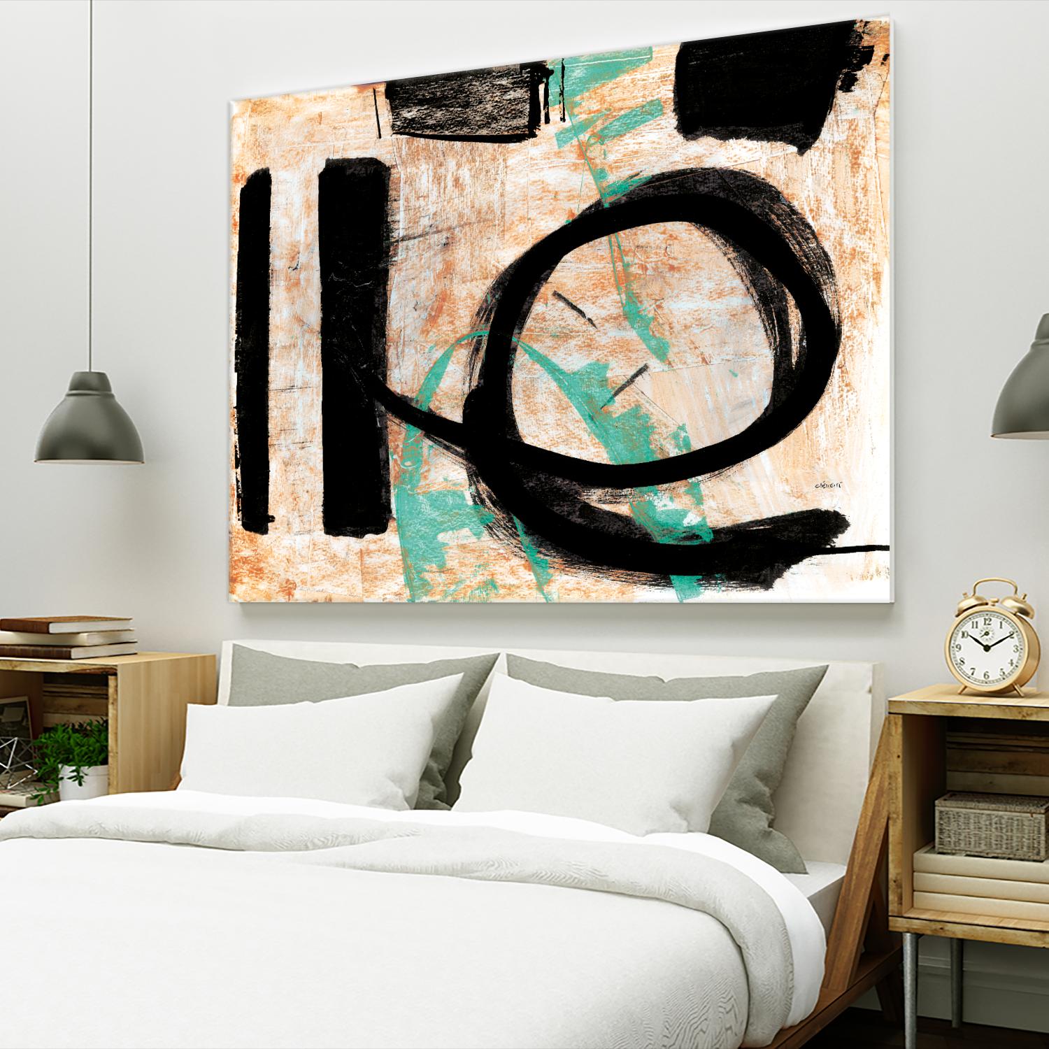 Fraîcheur by Jacques Clement on GIANT ART - orange abstract