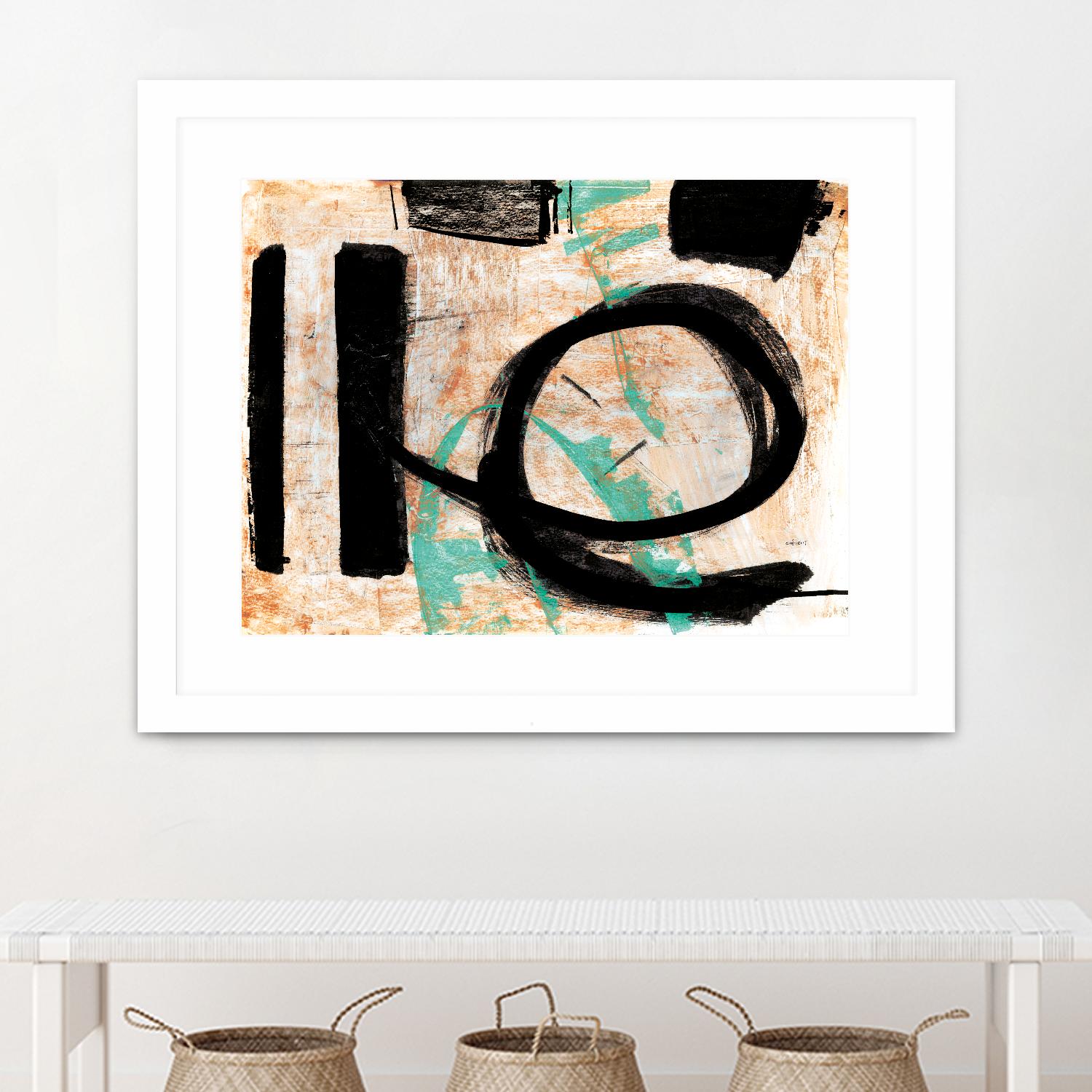 Fraîcheur by Jacques Clement on GIANT ART - orange abstract