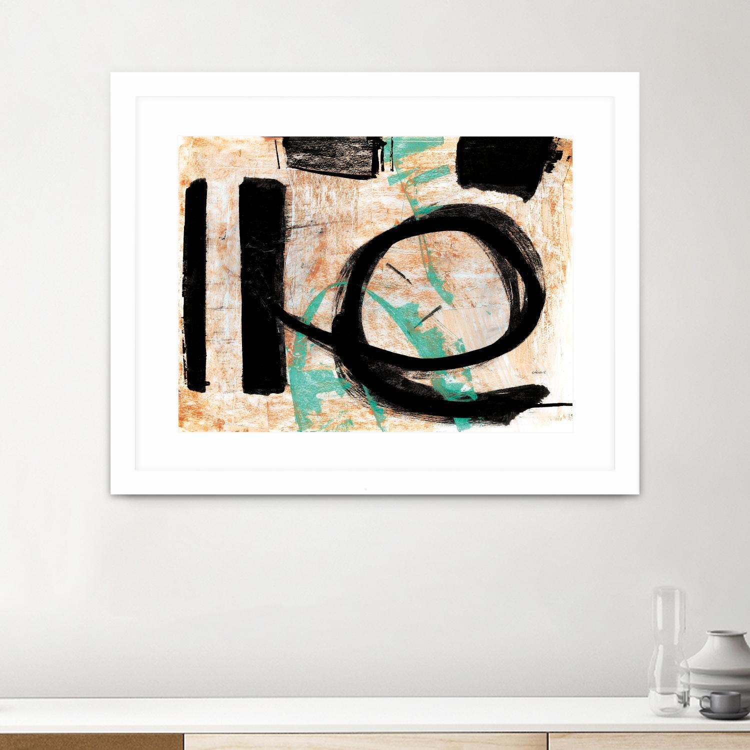 Fraîcheur by Jacques Clement on GIANT ART - orange abstract