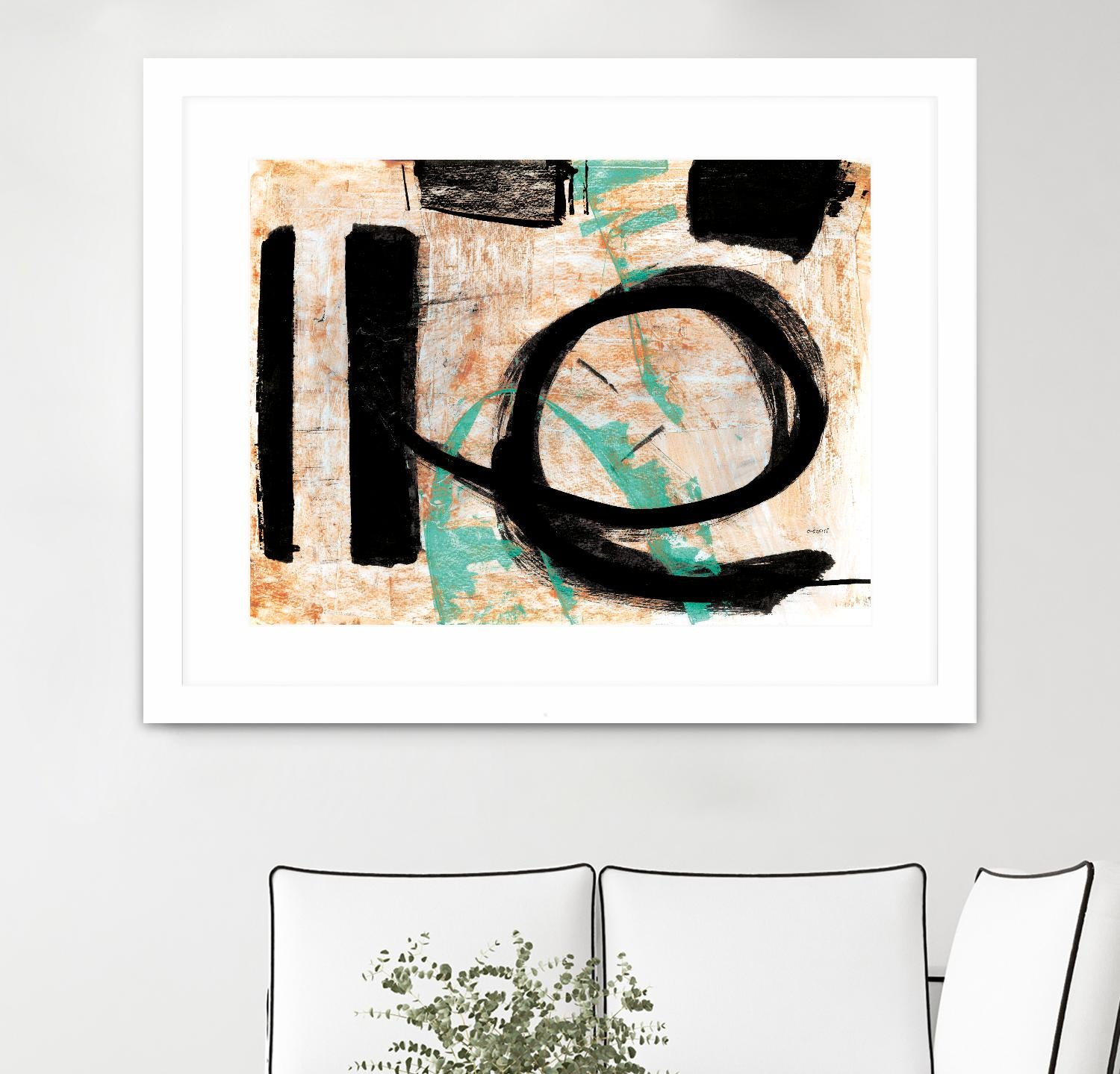 Fraîcheur by Jacques Clement on GIANT ART - orange abstract