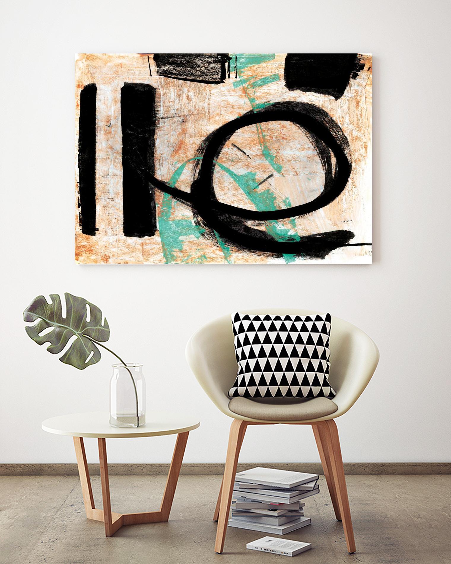 Fraîcheur by Jacques Clement on GIANT ART - orange abstract