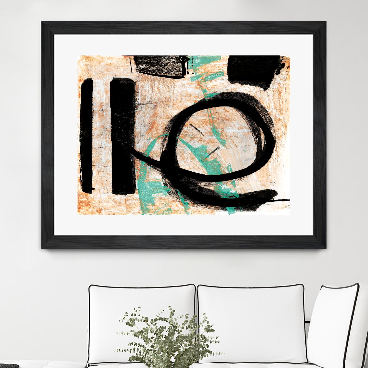 Fraîcheur by Jacques Clement on GIANT ART - orange abstract