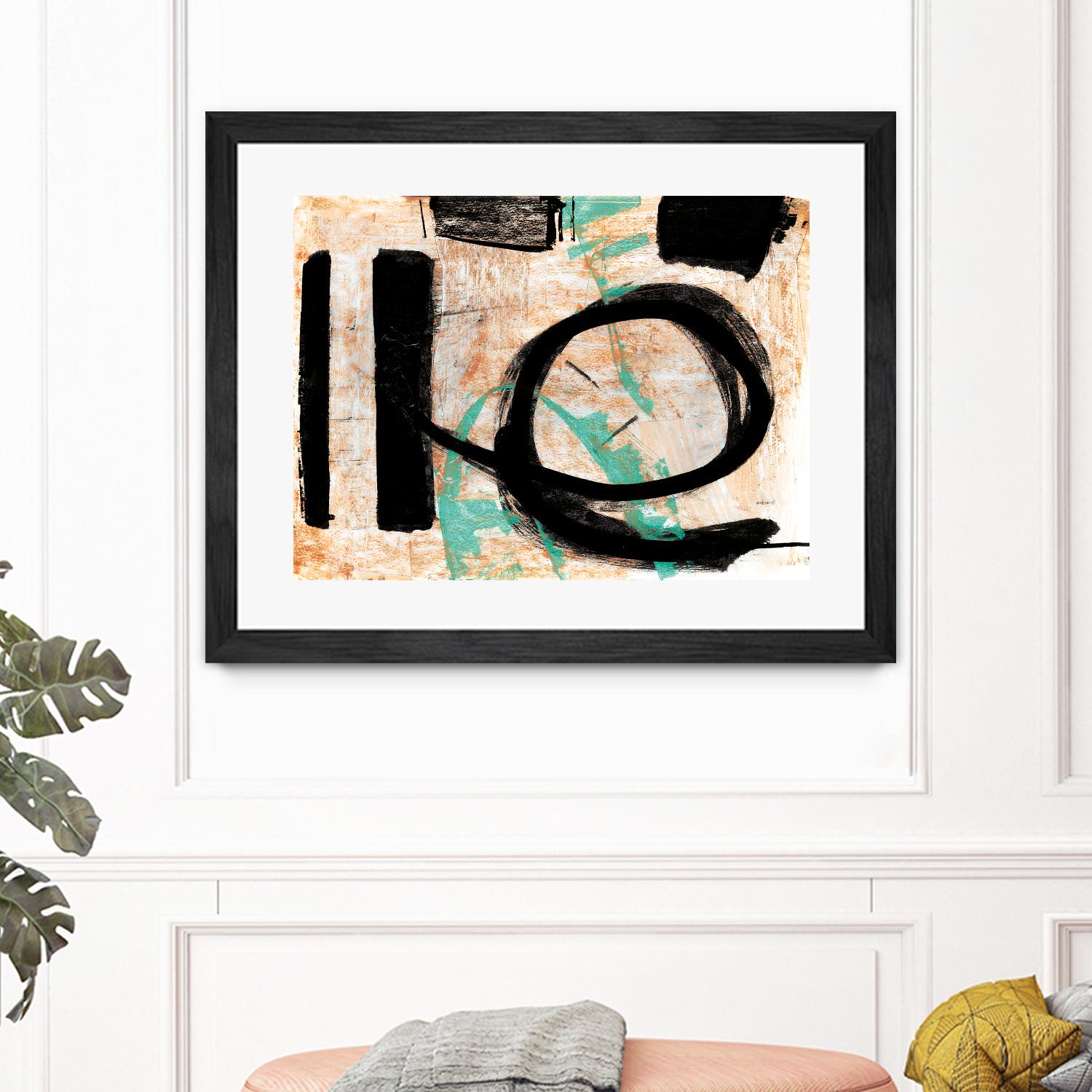 Fraîcheur by Jacques Clement on GIANT ART - orange abstract