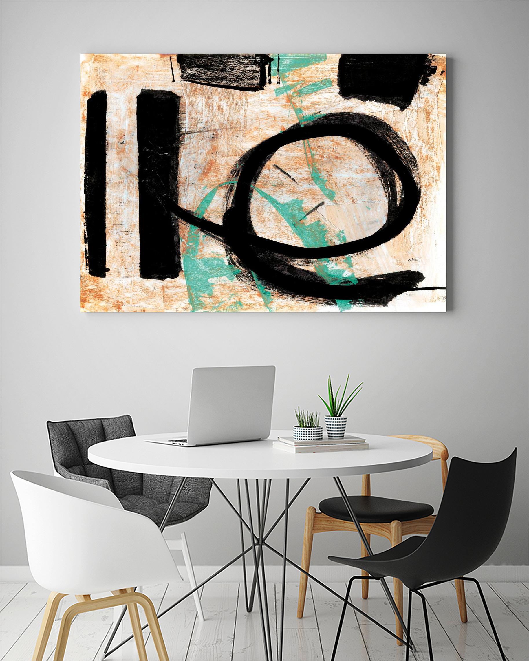 Fraîcheur by Jacques Clement on GIANT ART - orange abstract