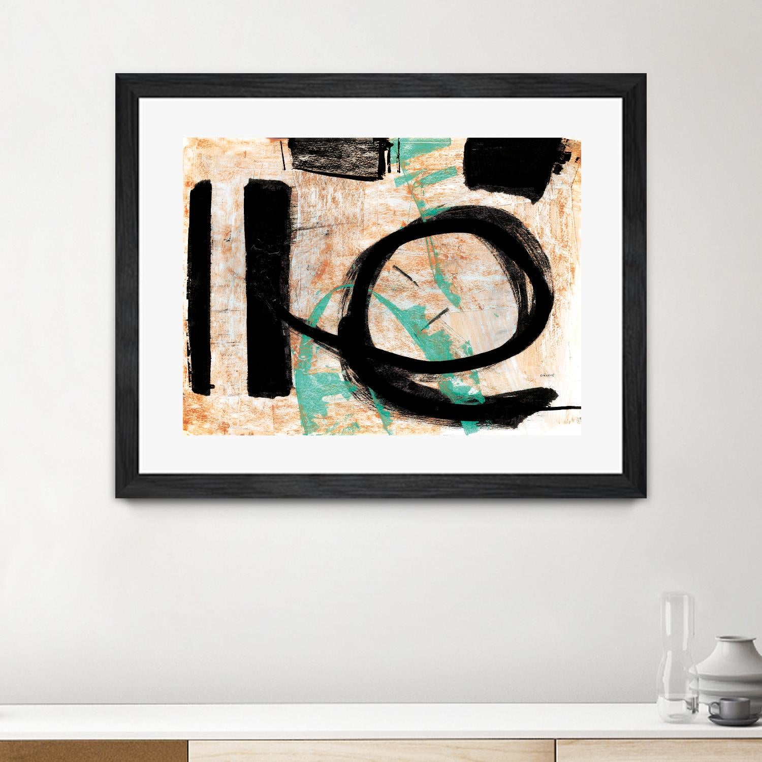 Fraîcheur by Jacques Clement on GIANT ART - orange abstract